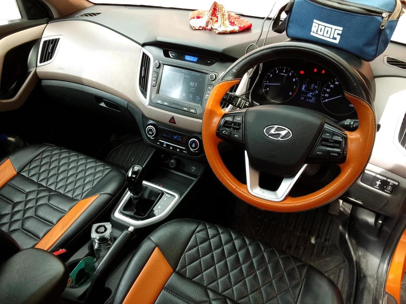 2019 Hyundai Creta SX AT 1.6 PETROL, Petrol, Automatic, 57,594 km, interior