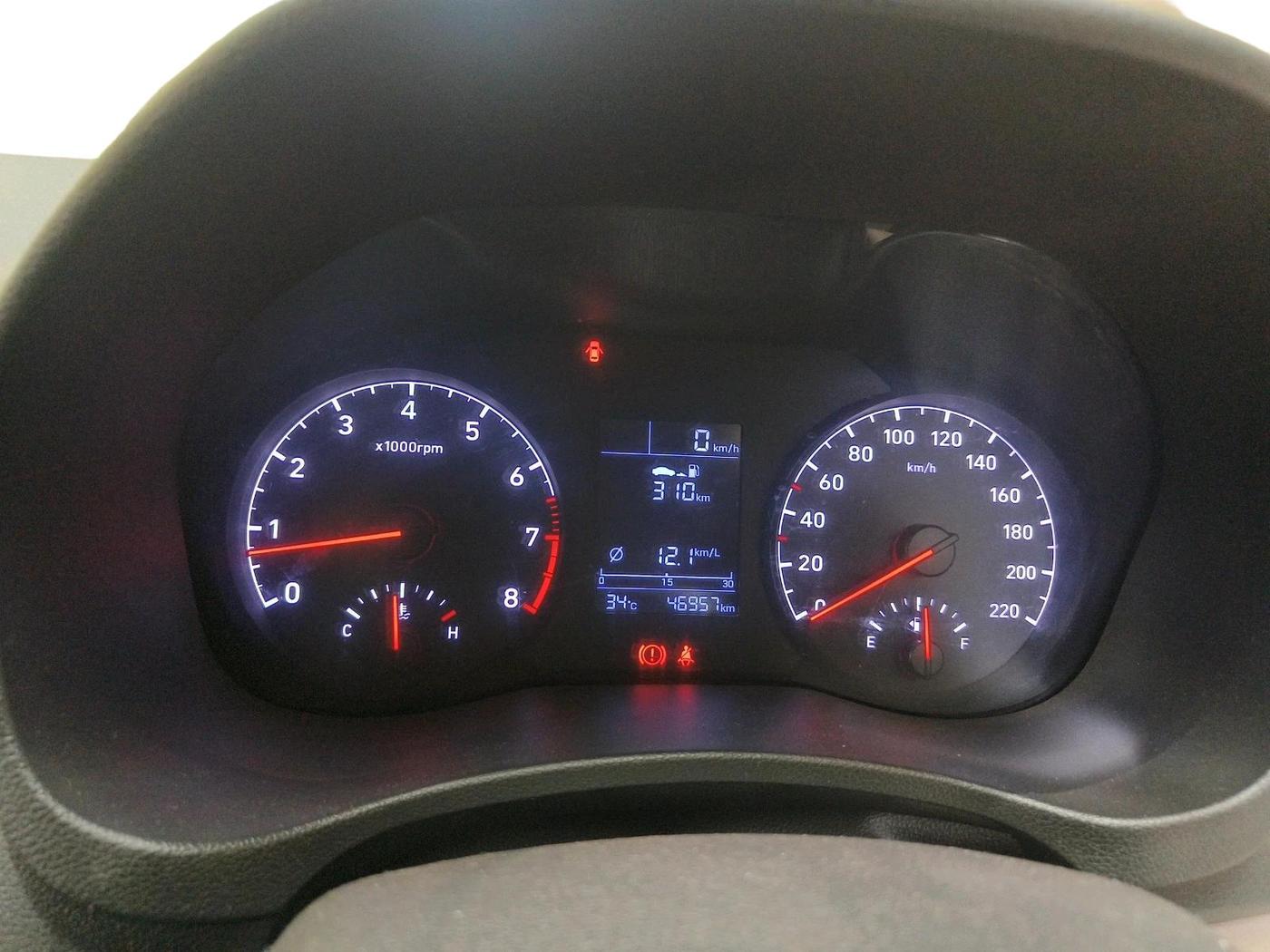 2018 Hyundai Verna 1.4 EX PETROL, Petrol, Manual, 46,957 km, interior