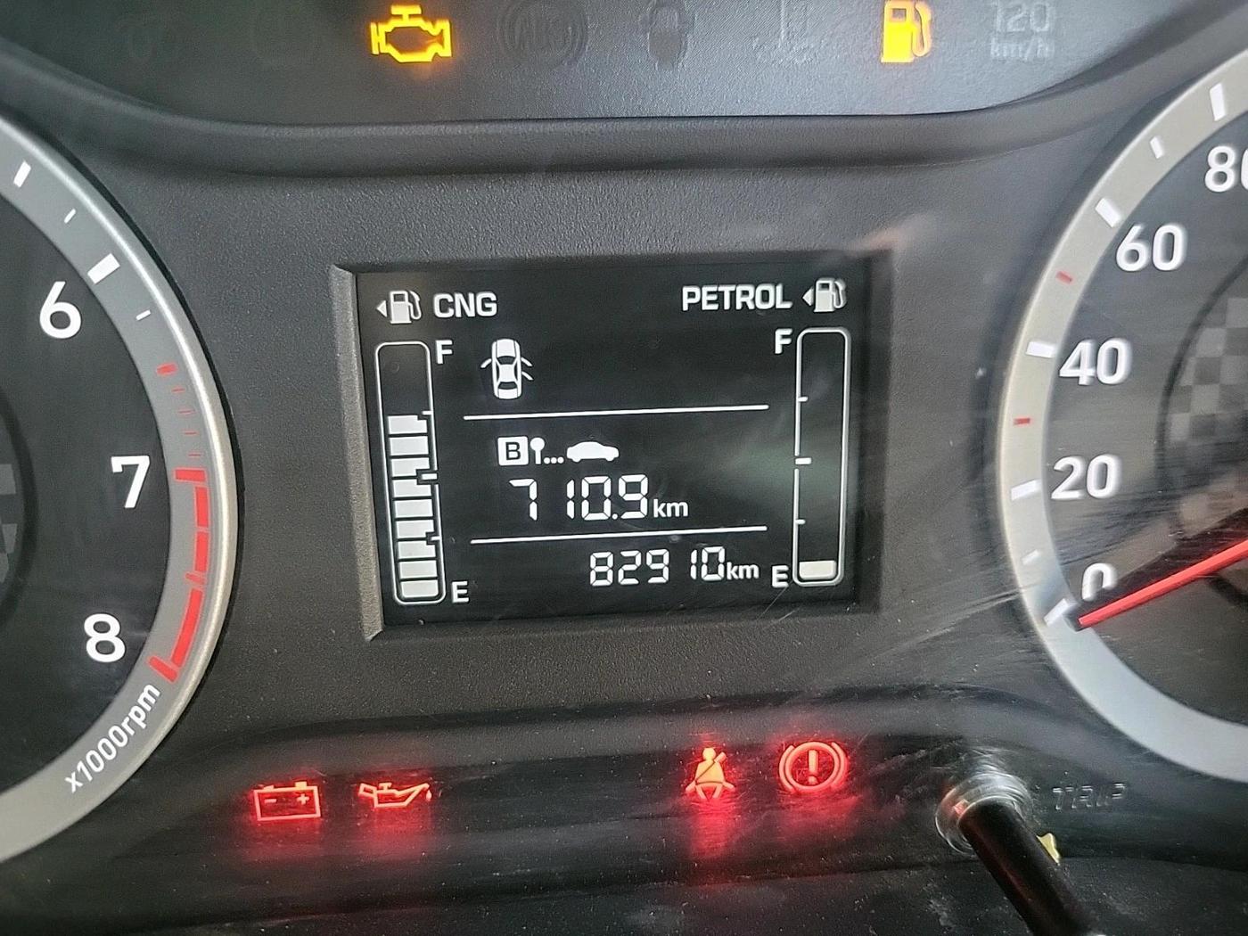2020 Hyundai AURA S 1.2 CNG, CNG, Manual, 82,910 km, interior