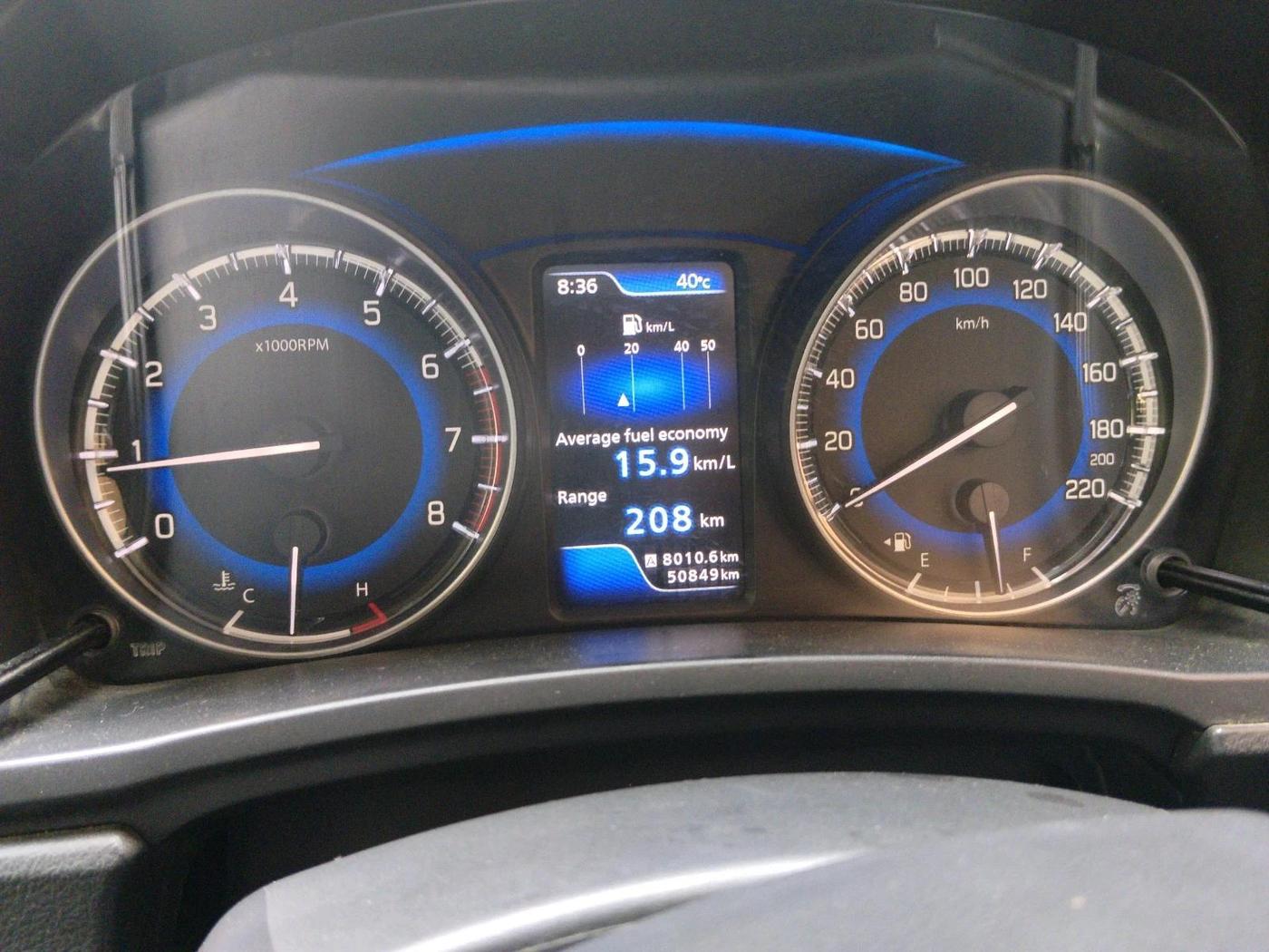 2018 Maruti Baleno ZETA PETROL 1.2, Petrol, Manual, 50,849 km, interior