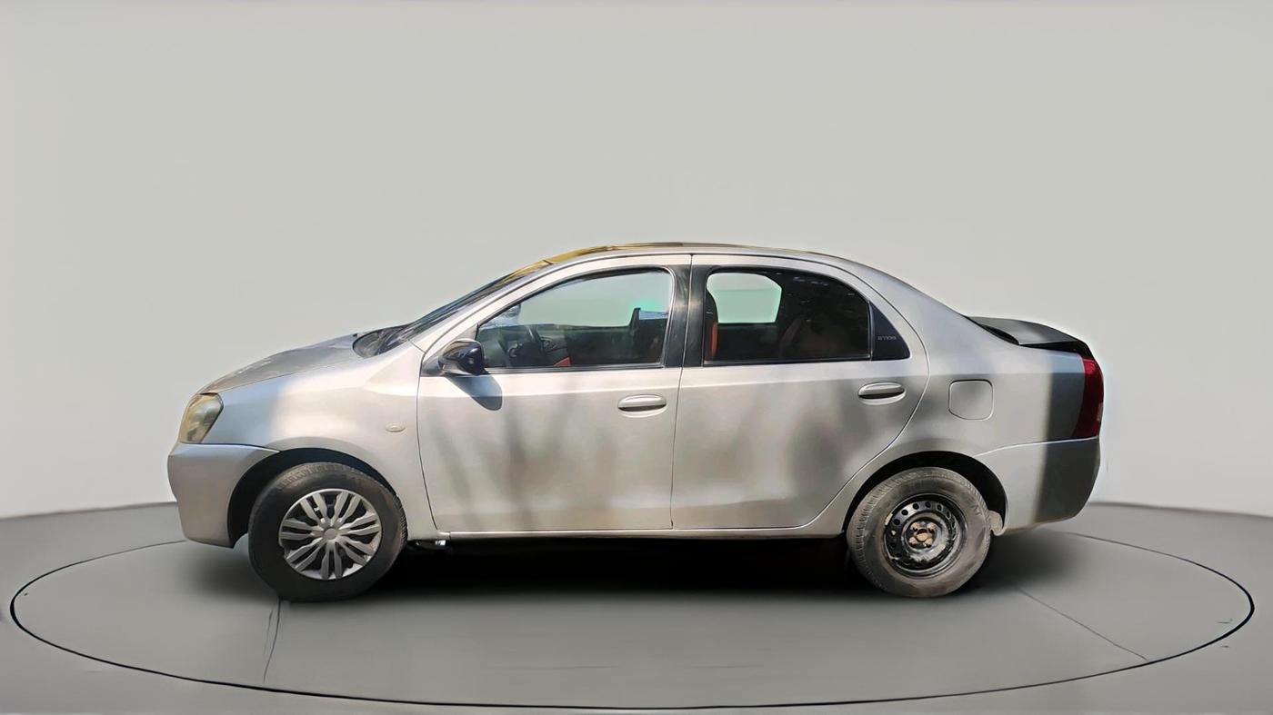 2012 Toyota Etios G, CNG, Manual, 1,25,374 km, exterior