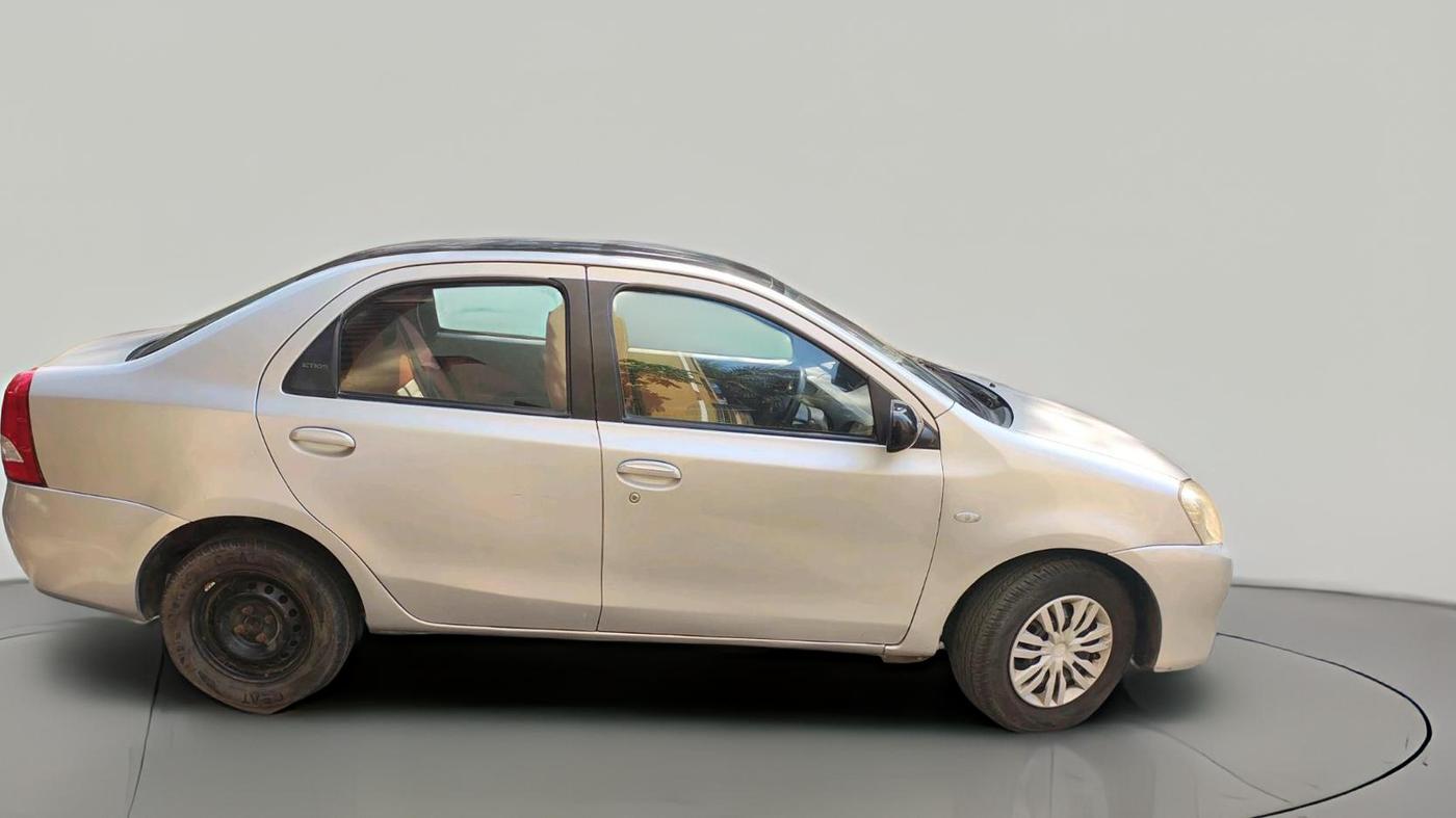 2012 Toyota Etios G, CNG, Manual, 1,25,374 km, exterior