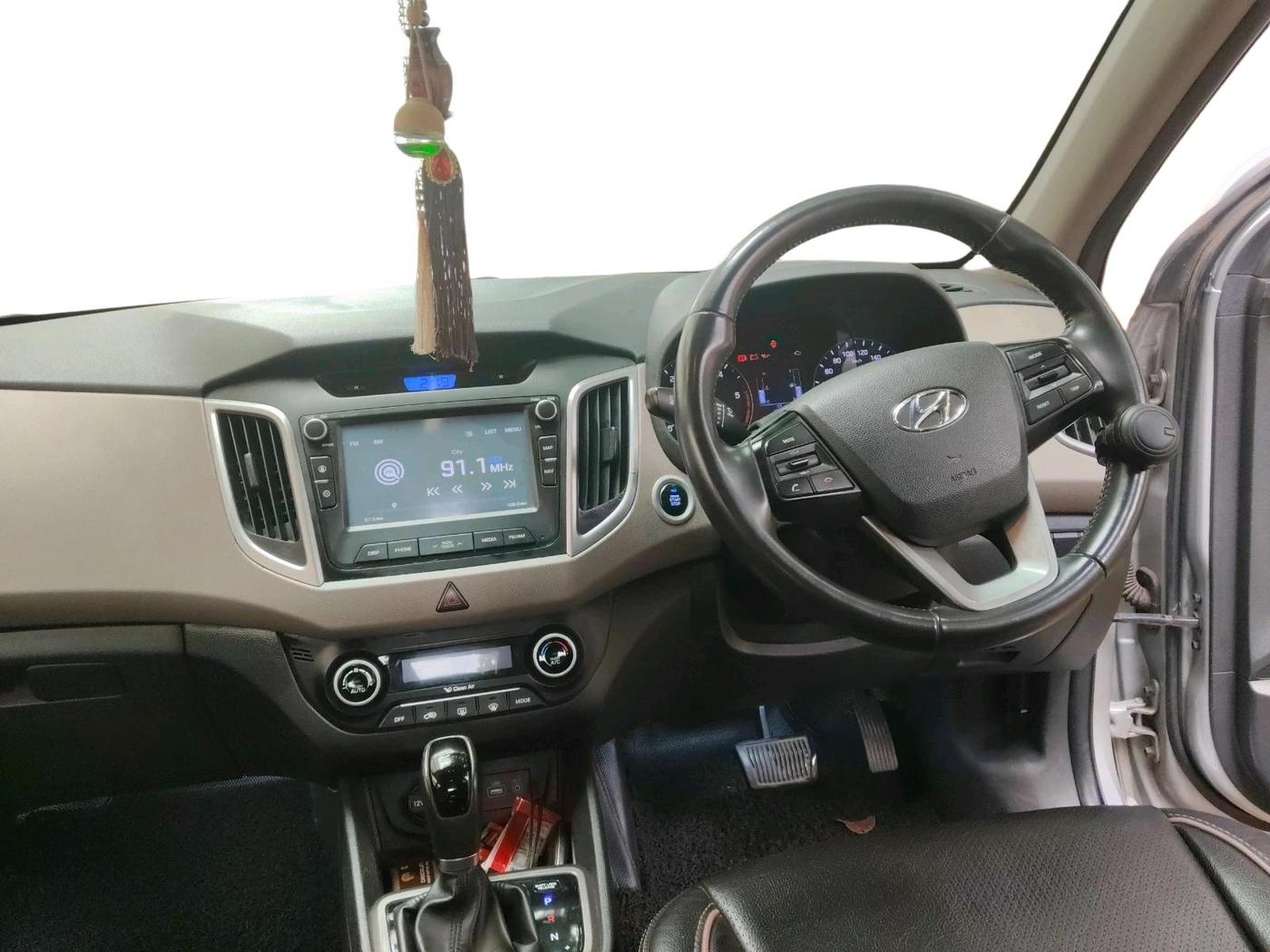 2018 Hyundai Creta SX PLUS AT 1.6 DIESEL, Diesel, Automatic, 65,364 km, interior
