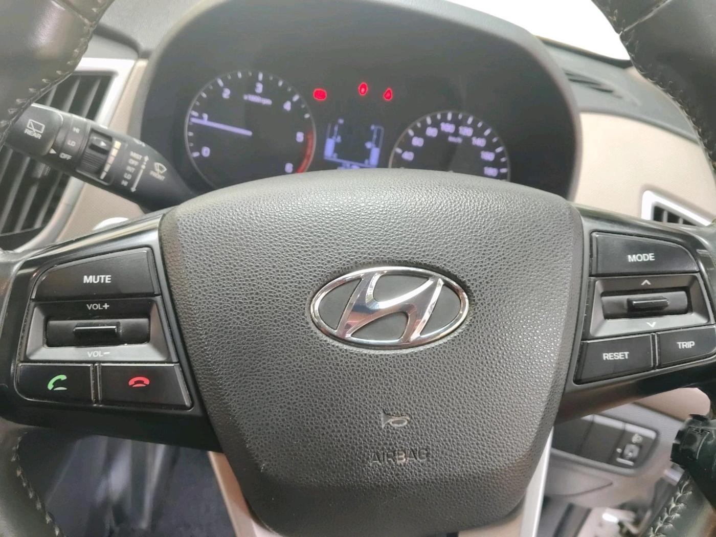 2018 Hyundai Creta SX PLUS AT 1.6 DIESEL, Diesel, Automatic, 65,364 km, interior