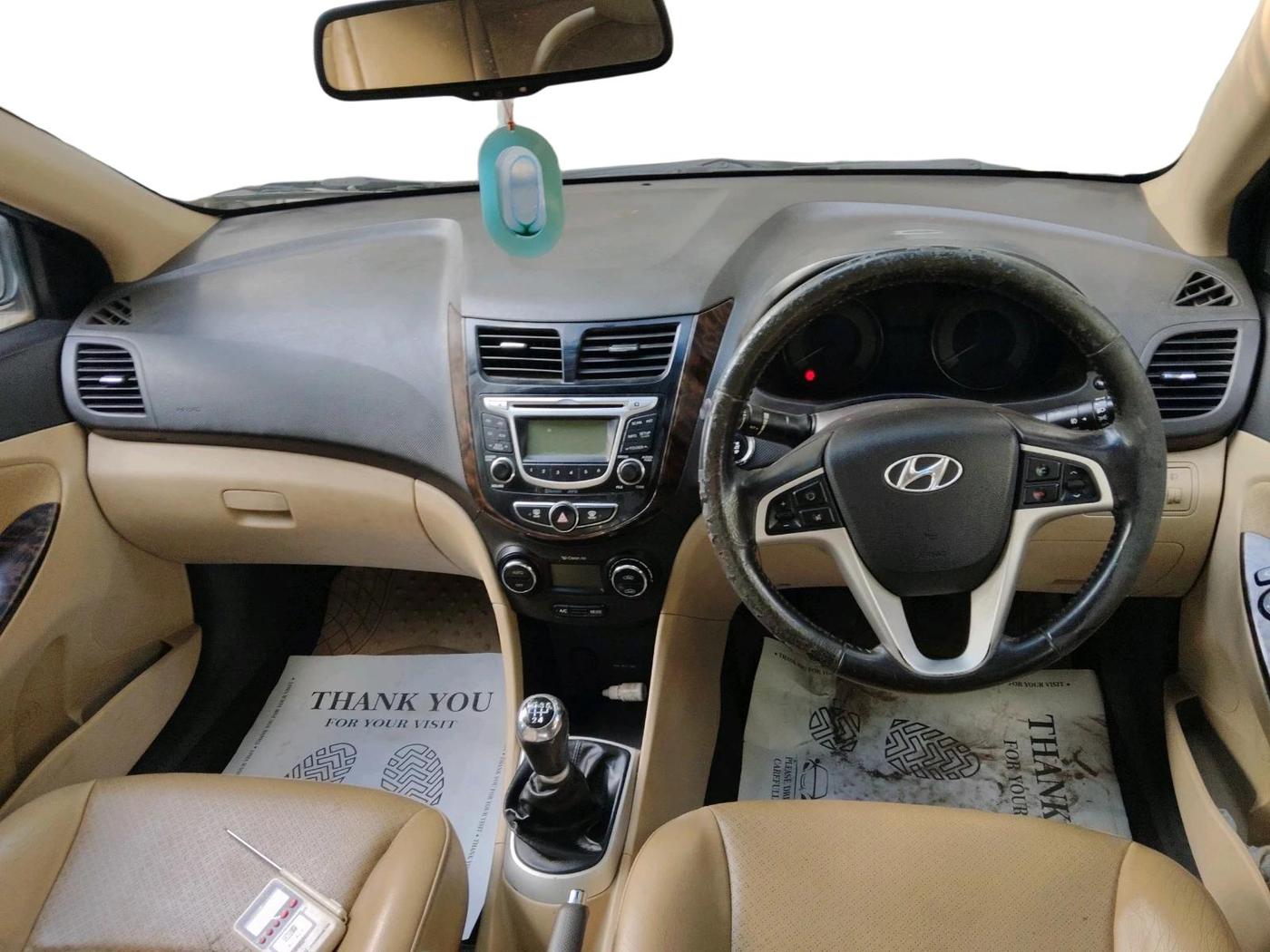 2014 Hyundai Verna FLUIDIC 1.6 VTVT SX, Petrol, Manual, 57,857 km, interior