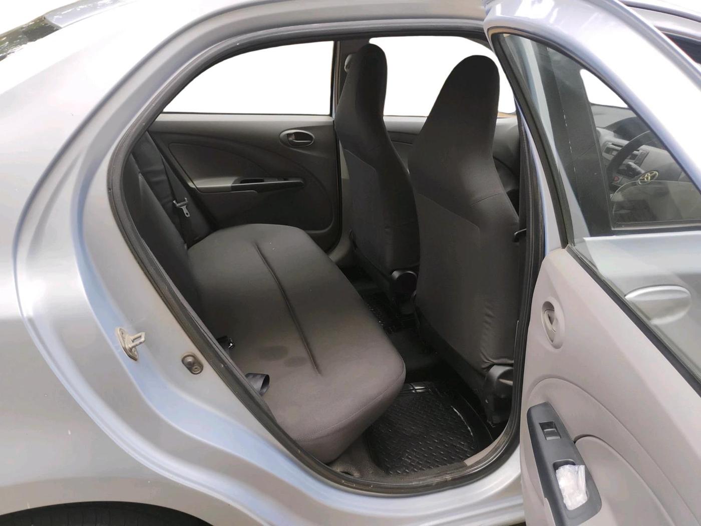 2011 Toyota Etios G, CNG, Manual, 54,322 km, interior