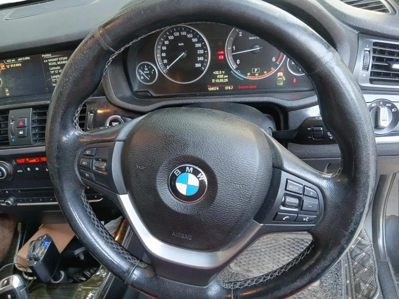 2014 BMW X3 XDRIVE 20D, Diesel, Automatic, 1,04,574 km, interior