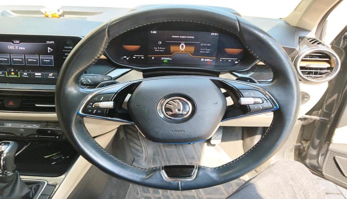 2022 Skoda SLAVIA STYLE 1.5L TSI DSG, Petrol, Automatic, 28,000 km, interior