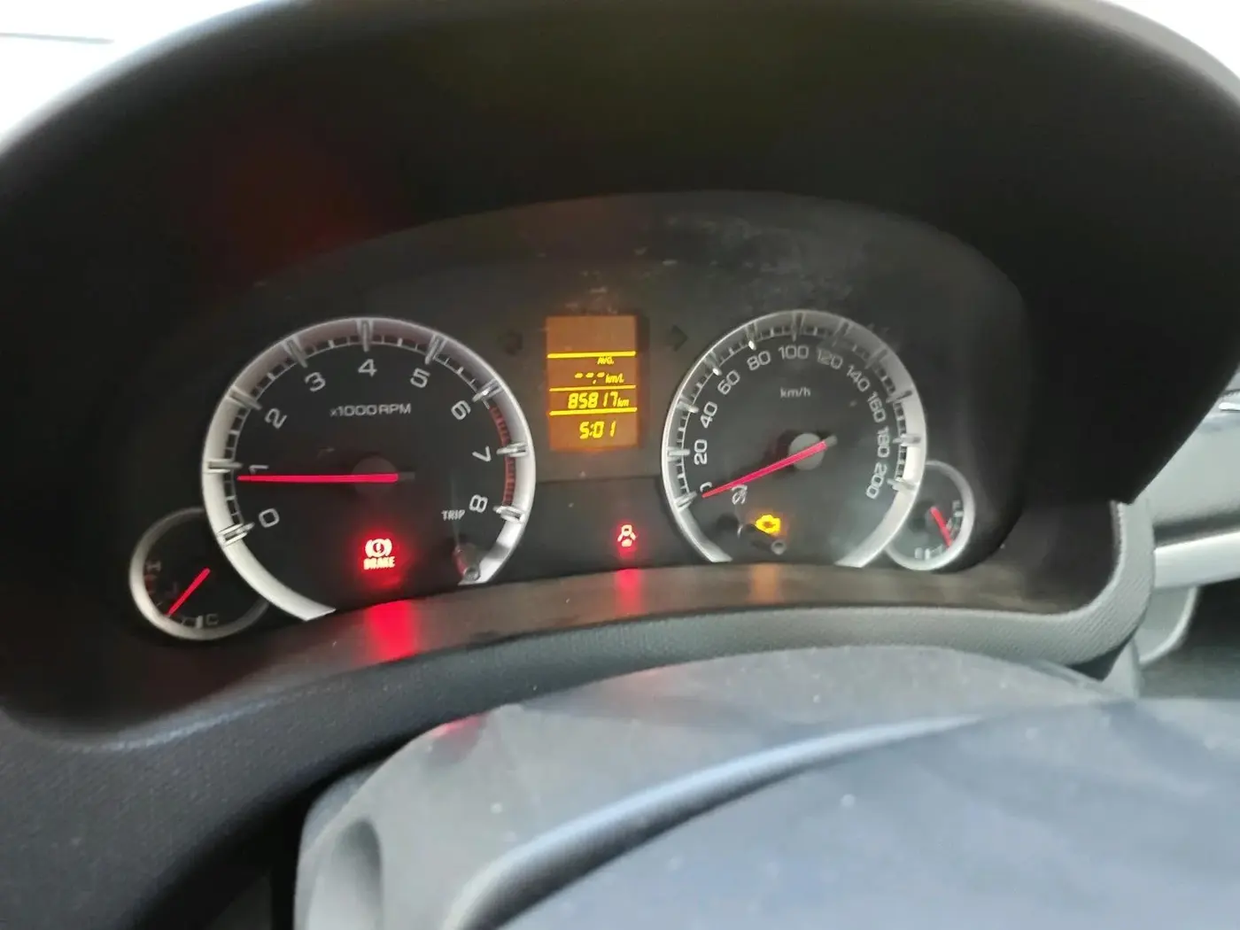 2011 Maruti Swift VXI, Petrol, Manual, 85,817 km, interior