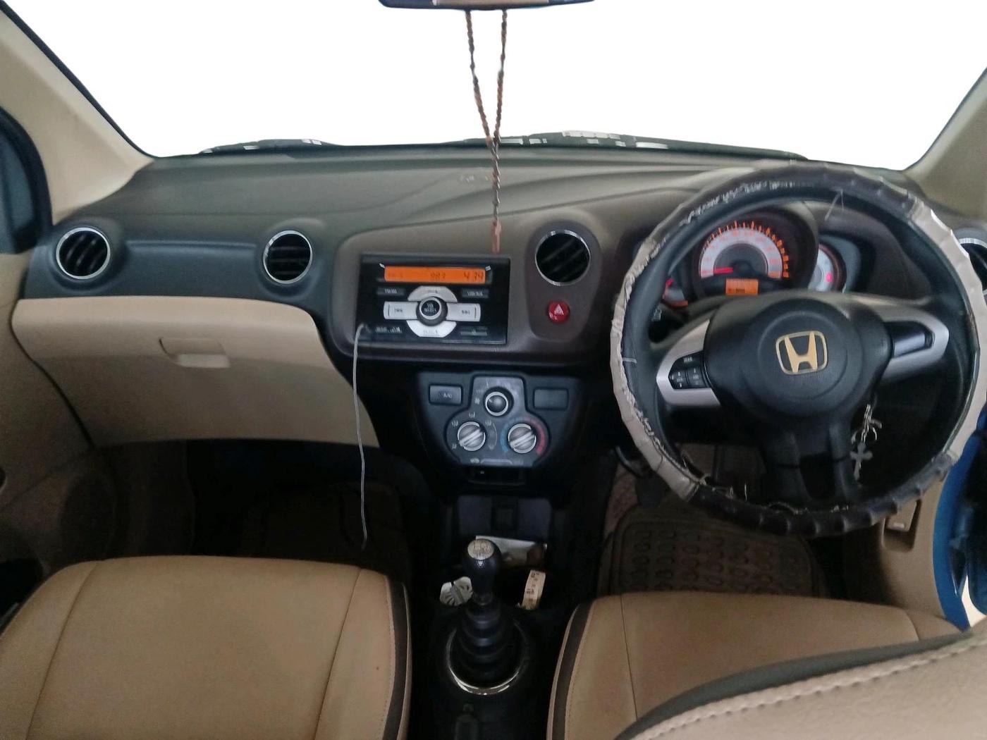 2012 Honda Brio S MT, Petrol, Manual, 17,303 km, interior
