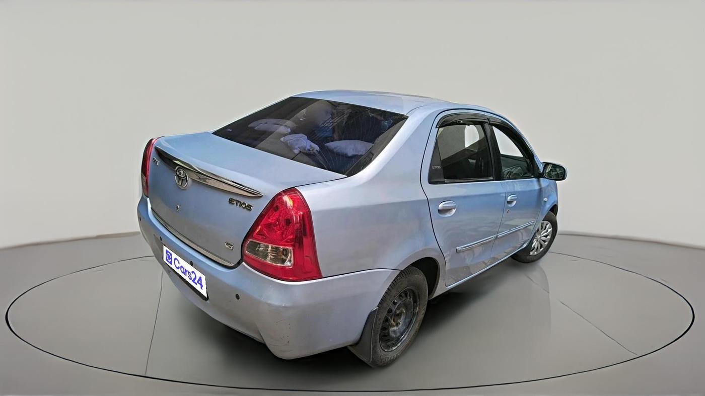 2012 Toyota Etios G, Petrol, Manual, 52,402 km, exterior