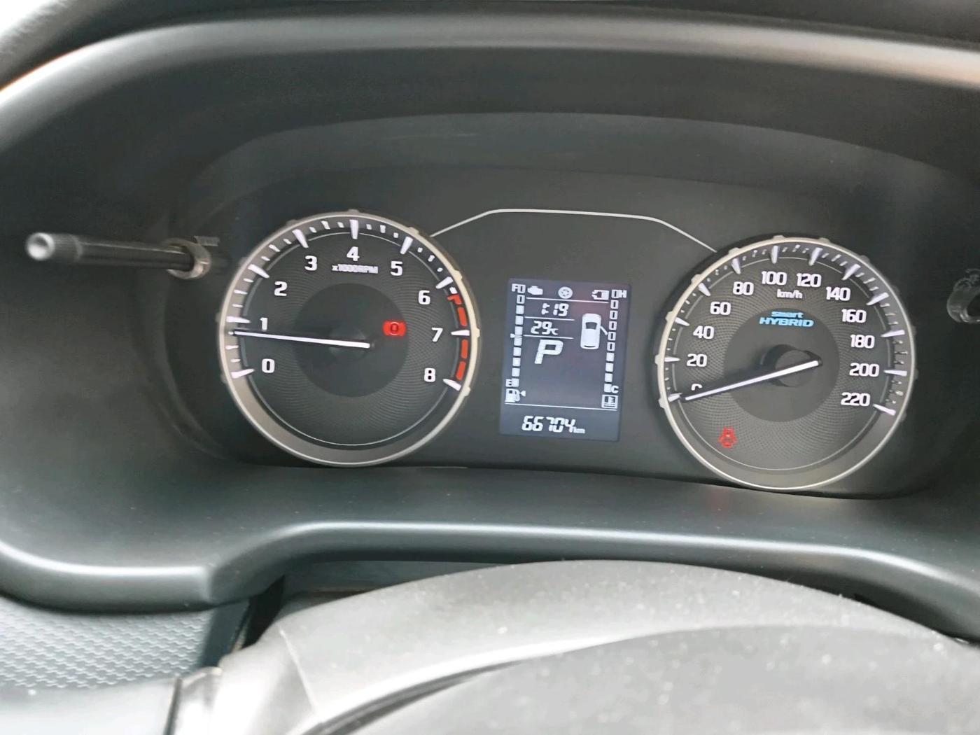 2023 Maruti BREZZA VXI AT SMART HYBRID, Petrol, Automatic, 66,704 km, interior