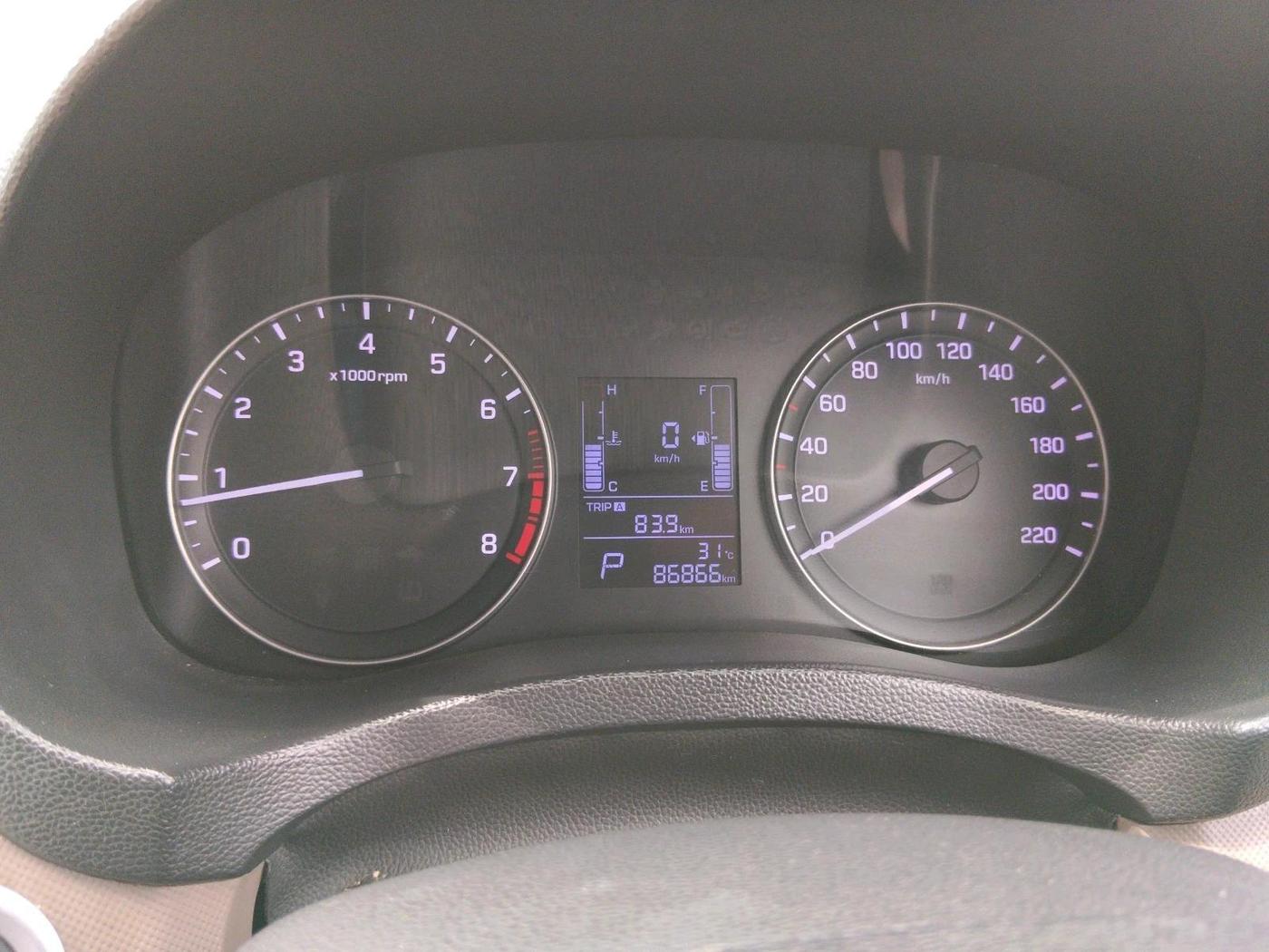 2017 Hyundai Creta SX PLUS AT 1.6 PETROL, Petrol, Automatic, 86,866 km, interior