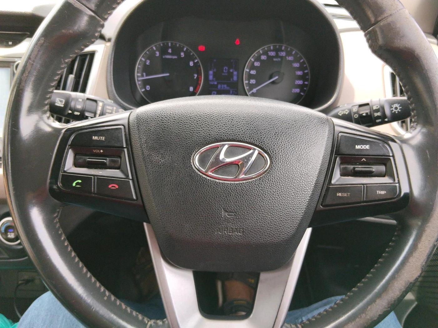 2017 Hyundai Creta SX PLUS AT 1.6 PETROL, Petrol, Automatic, 86,866 km, interior