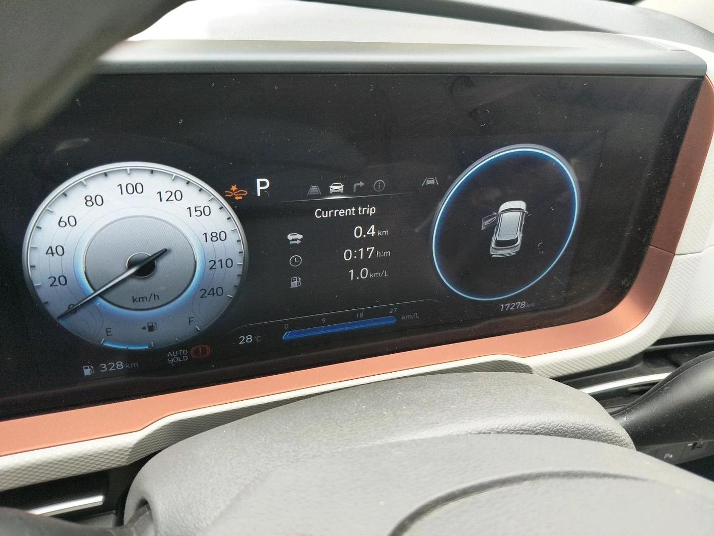 2024 Hyundai Creta SX (O) IVT 1.5 PETROL, Petrol, Automatic, 17,278 km, interior