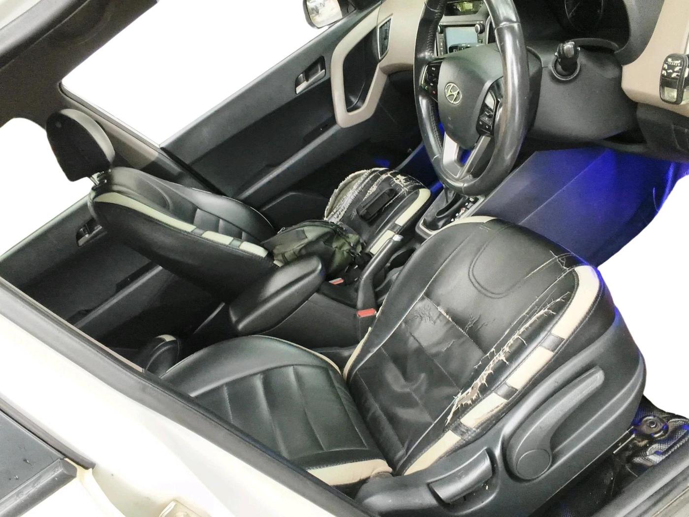 2017 Hyundai Creta SX PLUS AT 1.6 PETROL, Petrol, Automatic, 1,27,167 km, interior