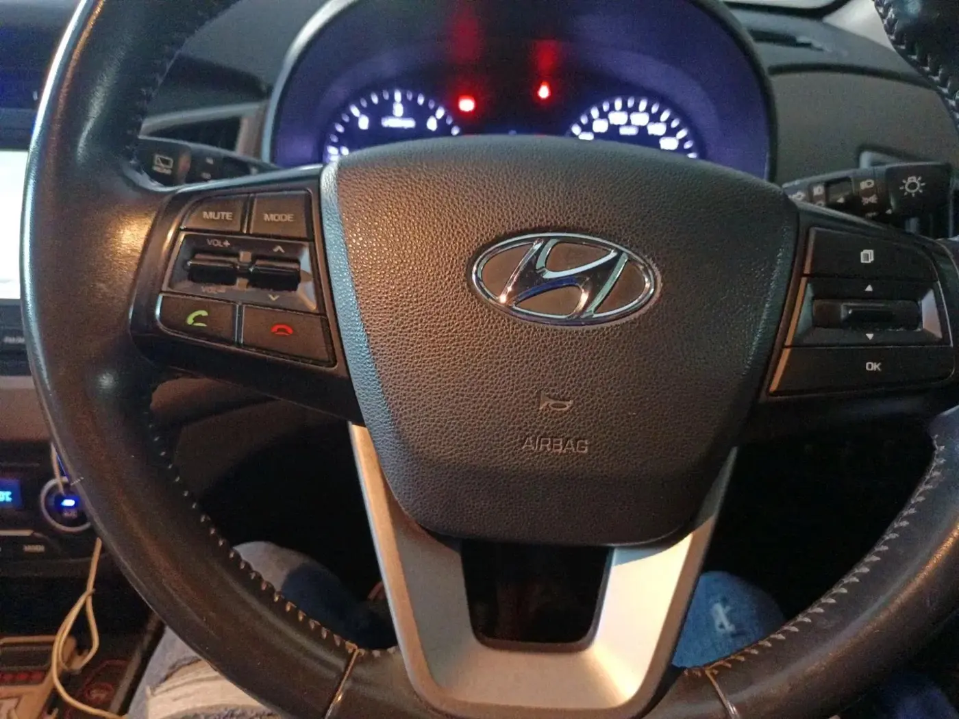 2017 Hyundai Creta SX (O) 1.6 DIESEL, Diesel, Manual, 81,000 km, interior