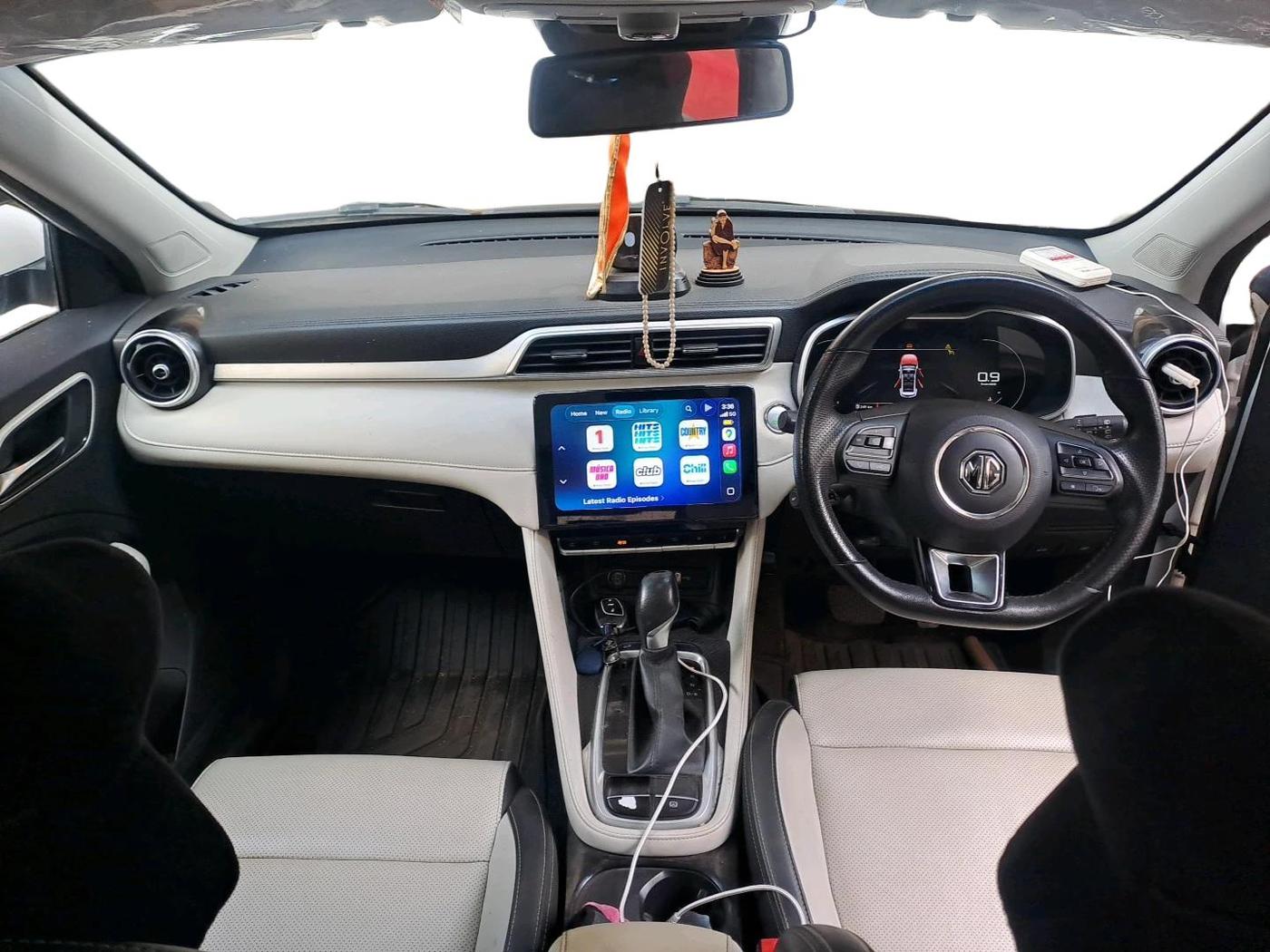 2023 MG ASTOR SHARP 1.5 CVT, Petrol, Automatic, 12,530 km, interior