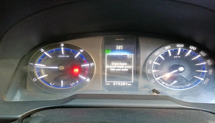 2016 Toyota Innova Crysta 2.4 VX 8 STR, Diesel, Manual, 2,15,281 km, interior