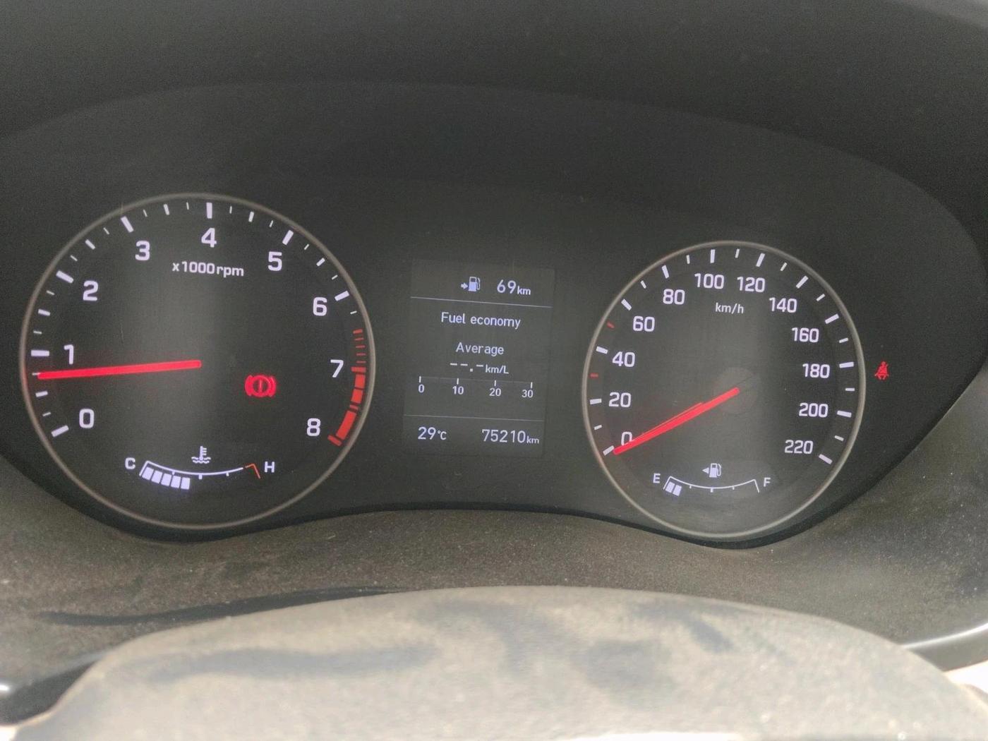 2018 Hyundai Elite i20 ASTA 1.2 (O), Petrol, Manual, 75,210 km, interior
