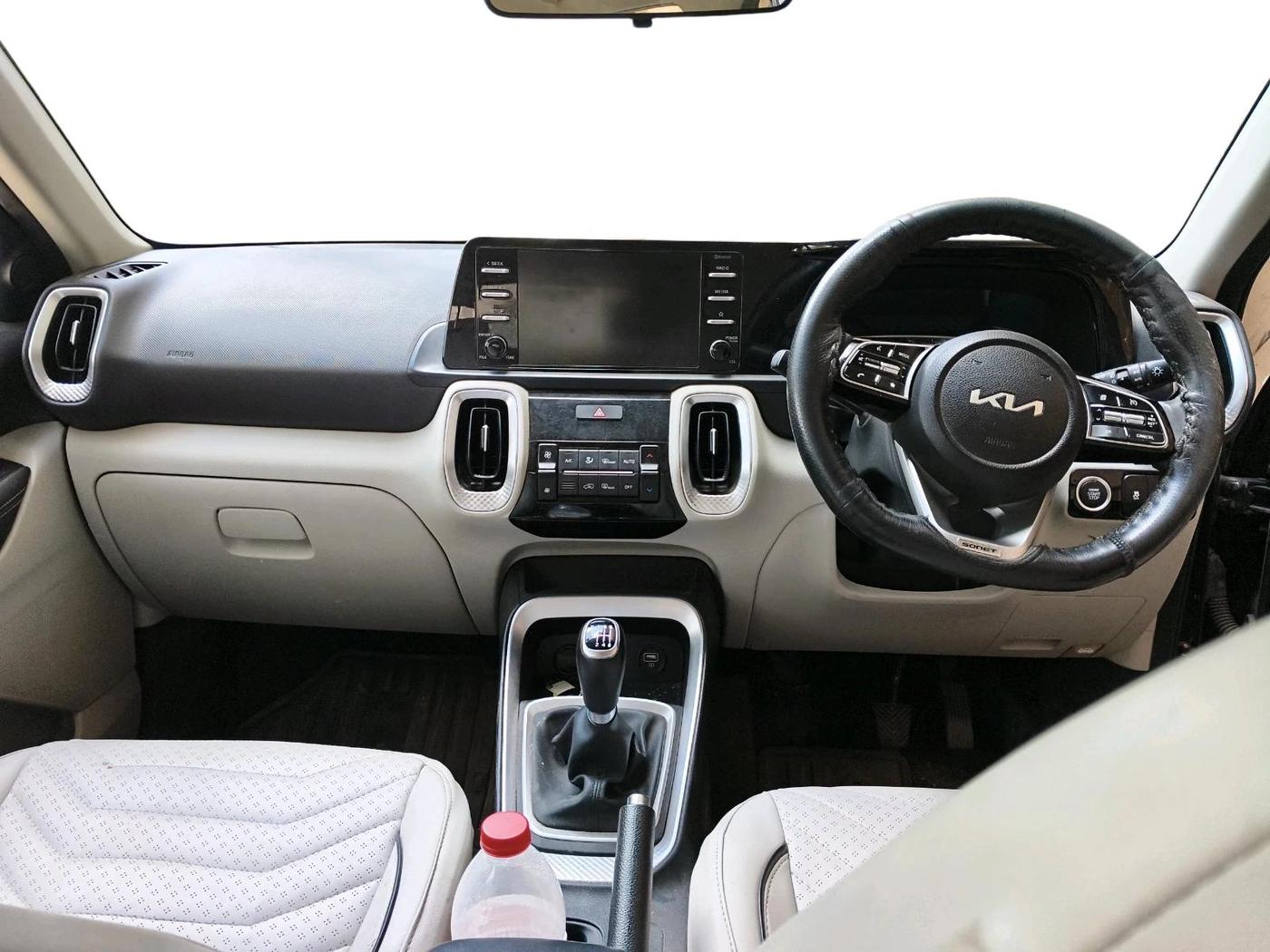 2022 KIA SONET HTX 1.0 IMT, Petrol, Manual, 43,473 km, interior