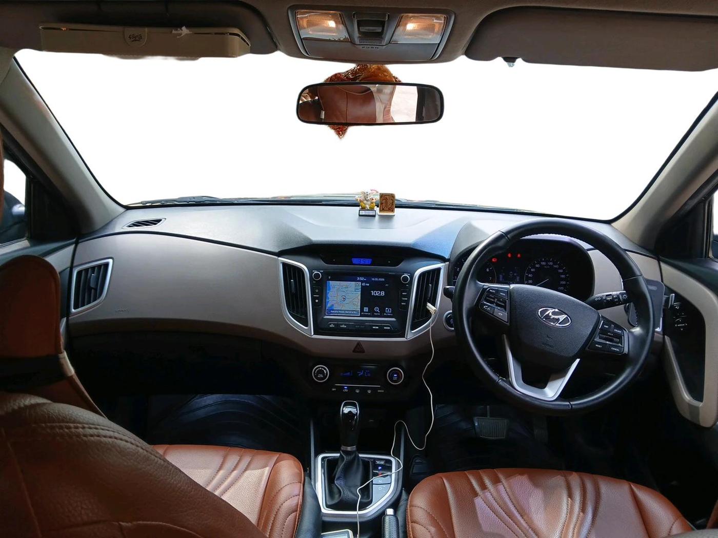 2019 Hyundai Creta SX AT 1.6 PETROL, Petrol, Automatic, 50,169 km, interior