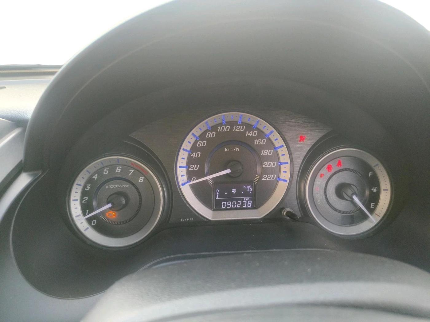 2012 Honda City 1.5L I-VTEC V AT, CNG, Automatic, 90,238 km, interior