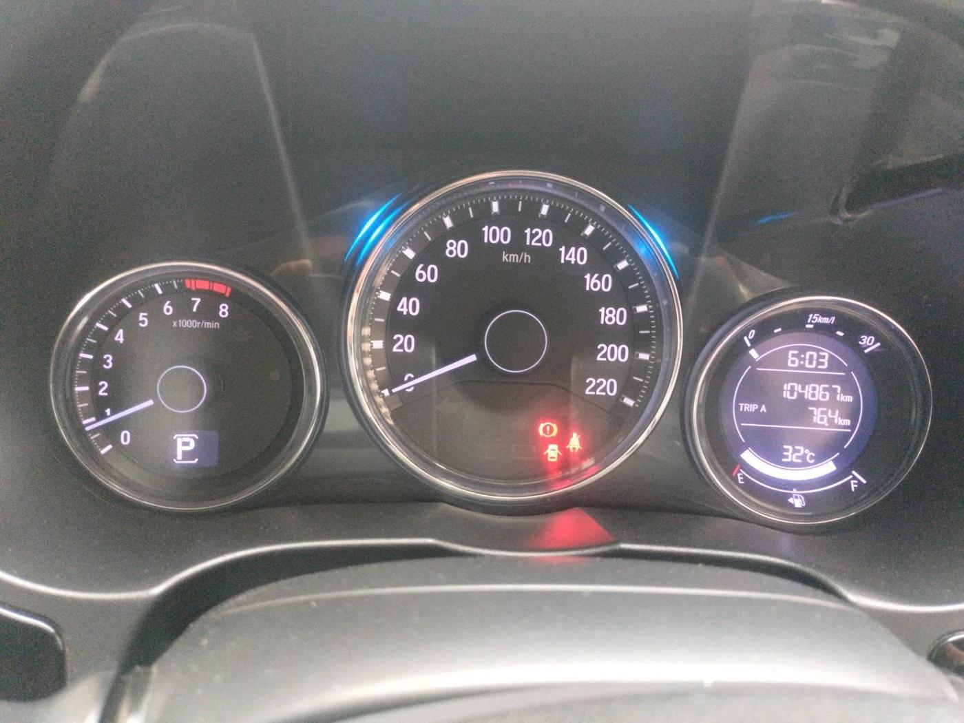 2019 Honda City 1.5L I-VTE V CVT, Petrol, Automatic, 1,04,867 km, interior