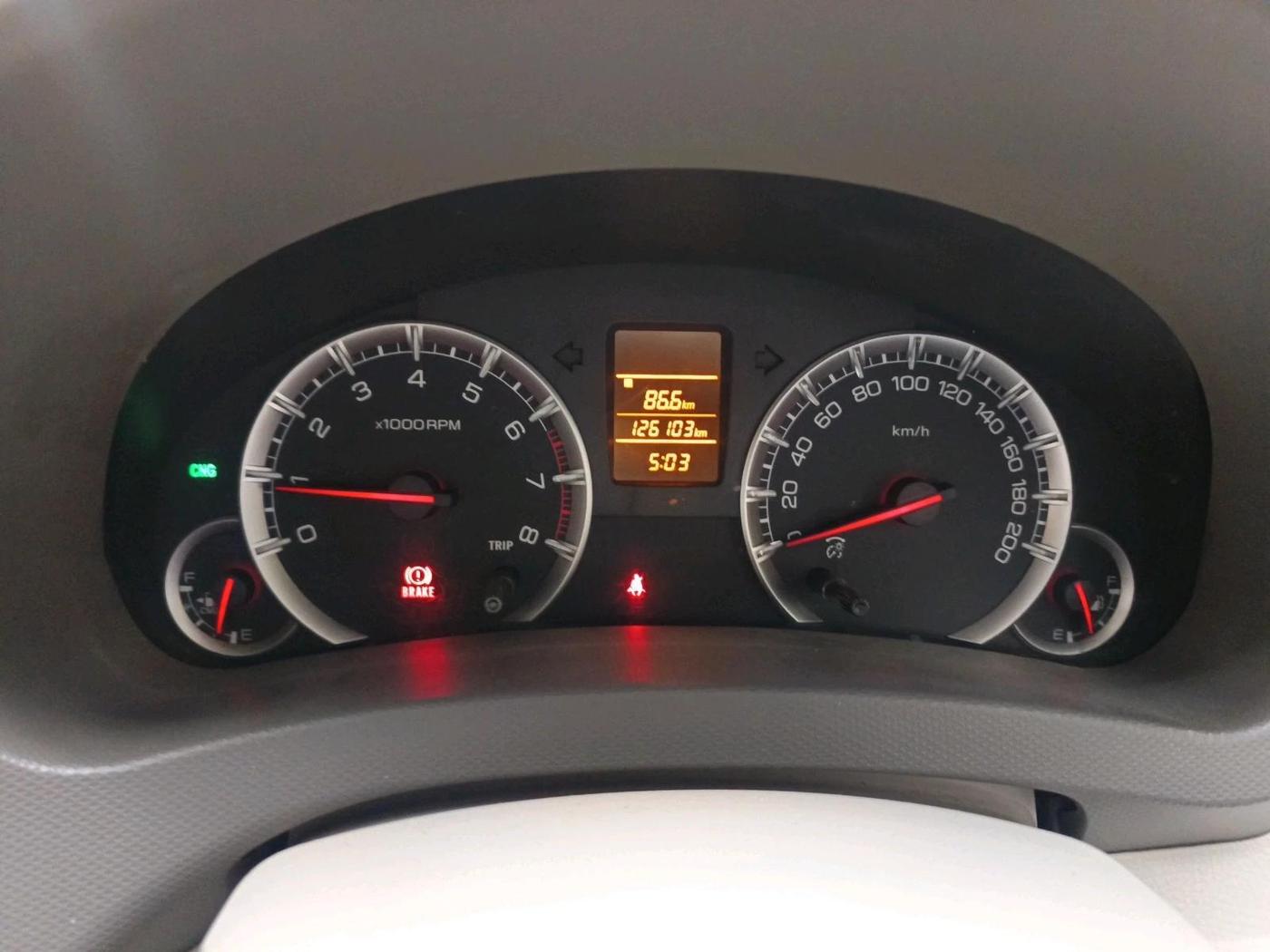 2014 Maruti Ertiga VXI CNG, CNG, Manual, 1,26,103 km, interior