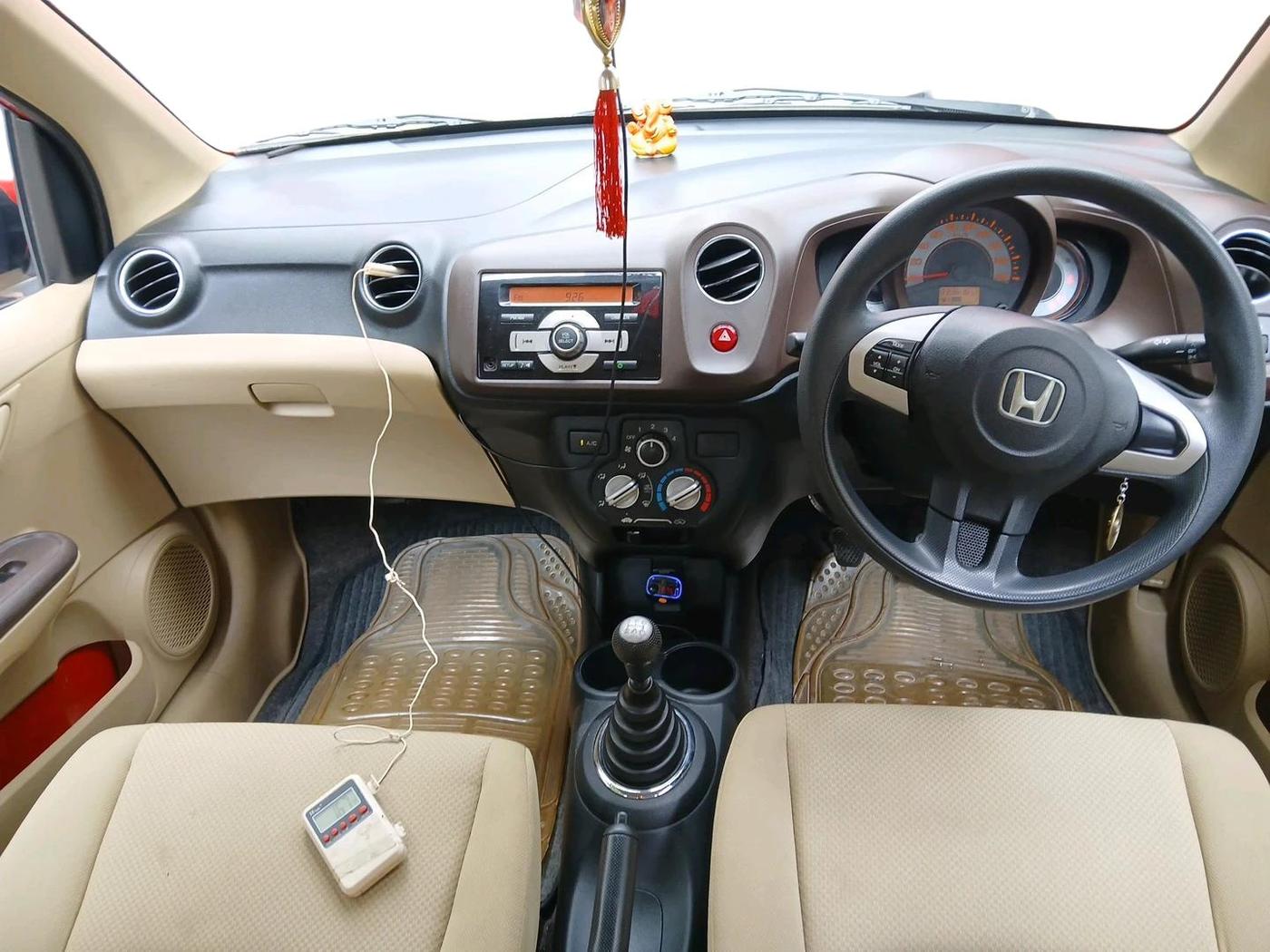 2012 Honda Brio S MT, Petrol, Manual, 33,616 km, interior