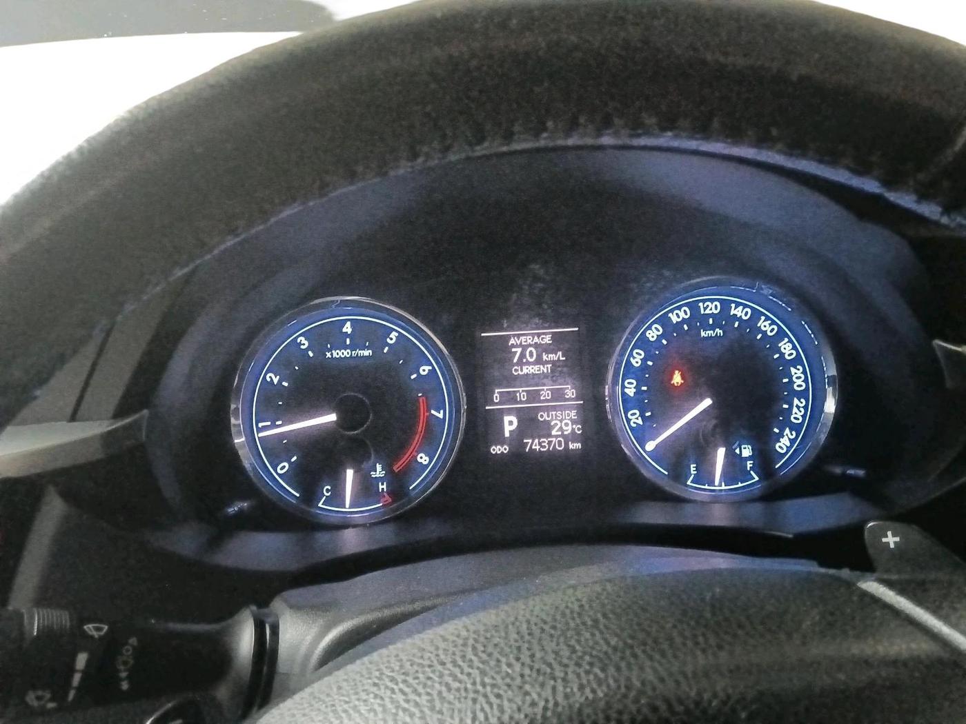 2015 Toyota Corolla Altis G CVT PETROL, Petrol, Automatic, 74,370 km, interior