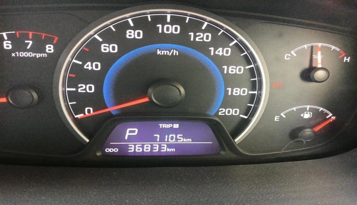 2014 Hyundai Grand i10 ASTA AT 1.2 KAPPA VTVT, Petrol, Automatic, 36,833 km, interior