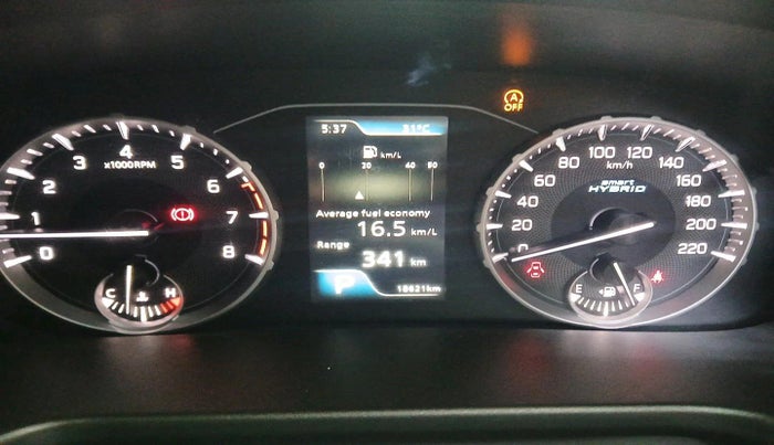 2023 Maruti BREZZA ZXI + AT SMART HYBRID, Petrol, Automatic, 18,621 km, interior