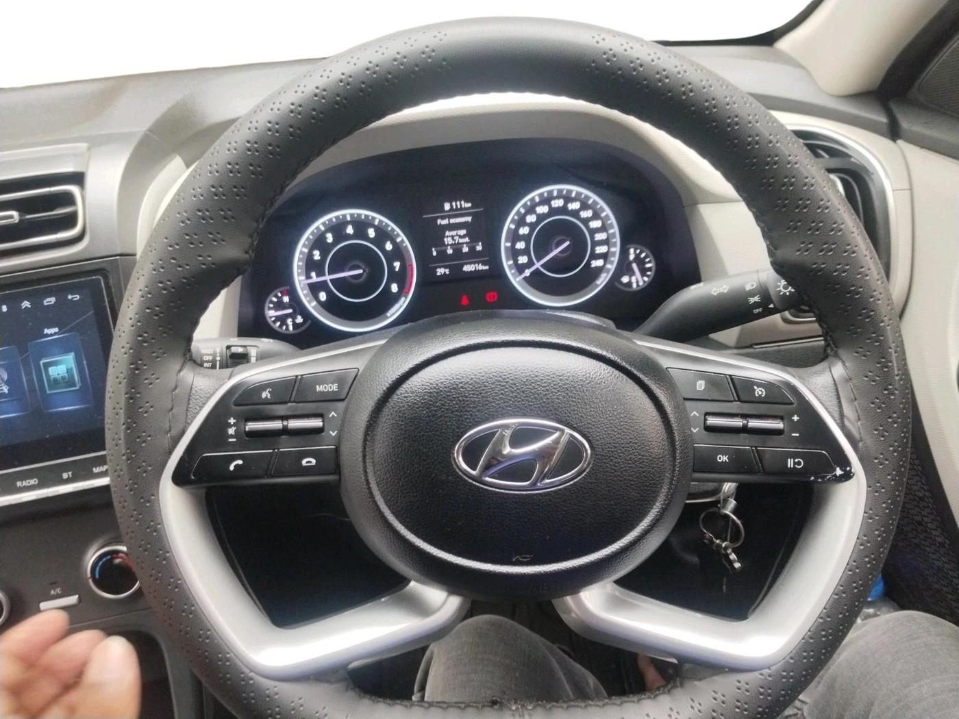 2022 Hyundai Creta E 1.5 PETROL, Petrol, Manual, 45,016 km, interior