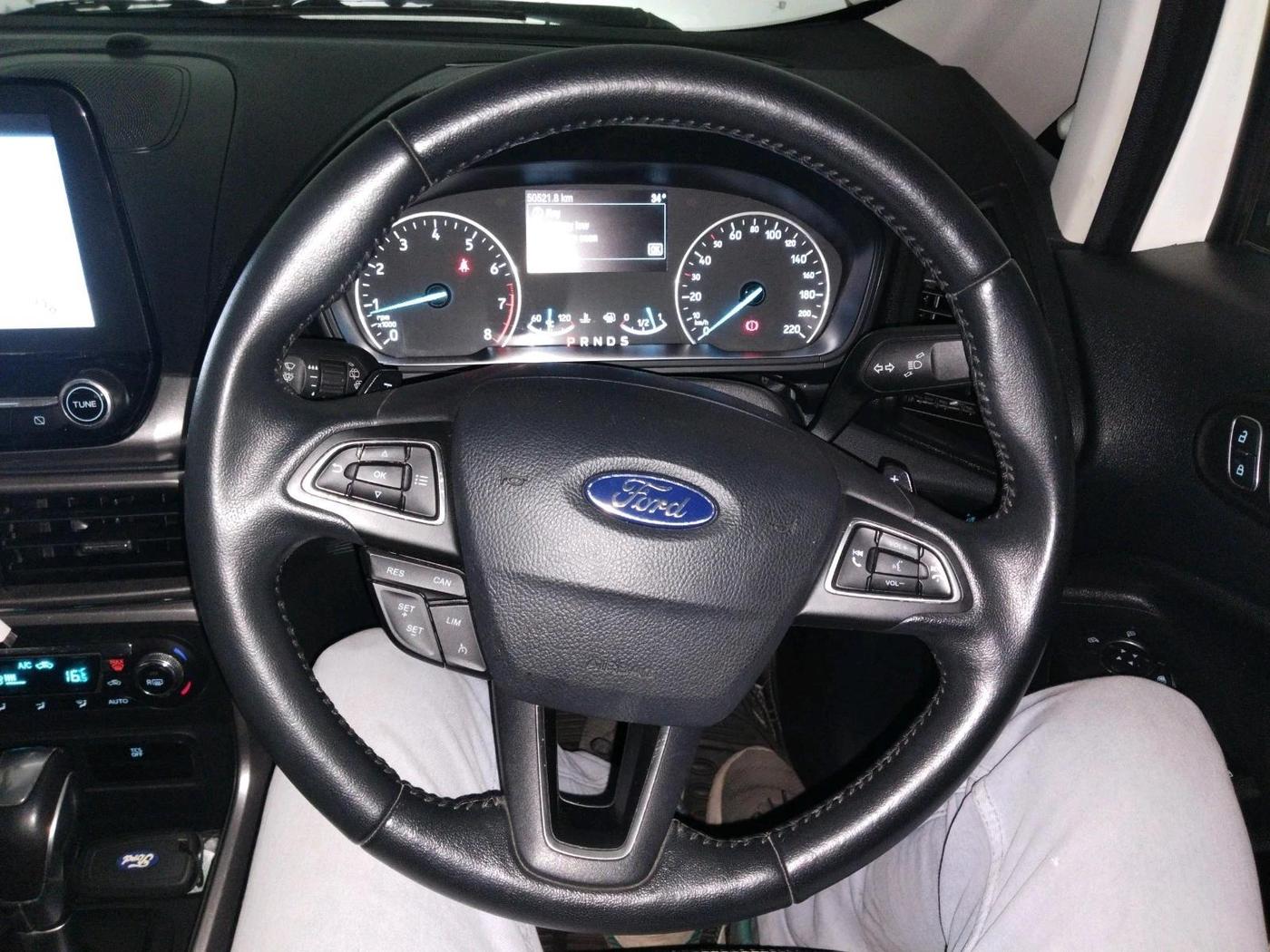 2019 Ford Ecosport TITANIUM + 1.5L PETROL AT, Petrol, Automatic, 50,521 km, interior