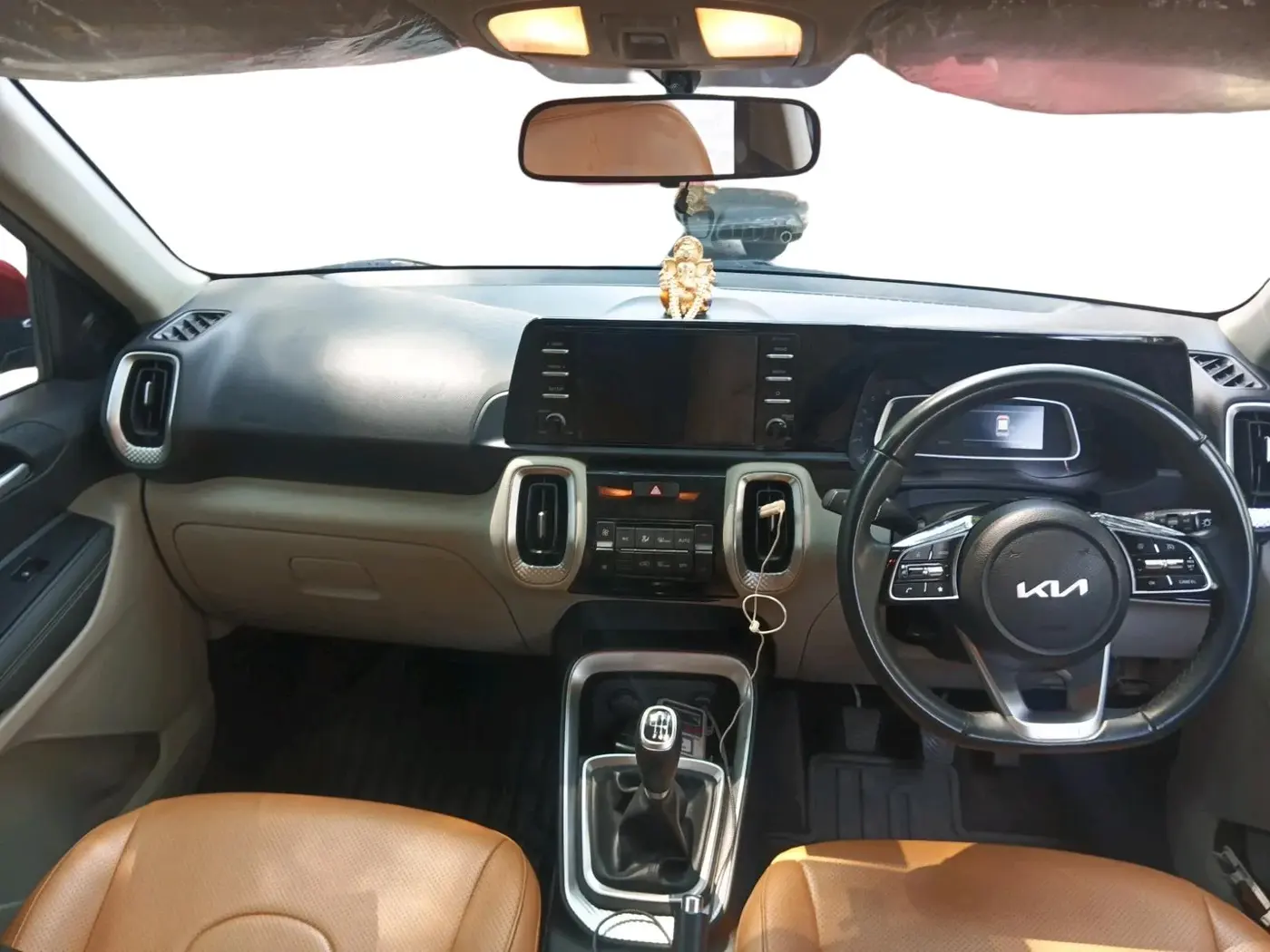 2022 KIA SONET HTX 1.5, Diesel, Manual, 51,720 km, interior