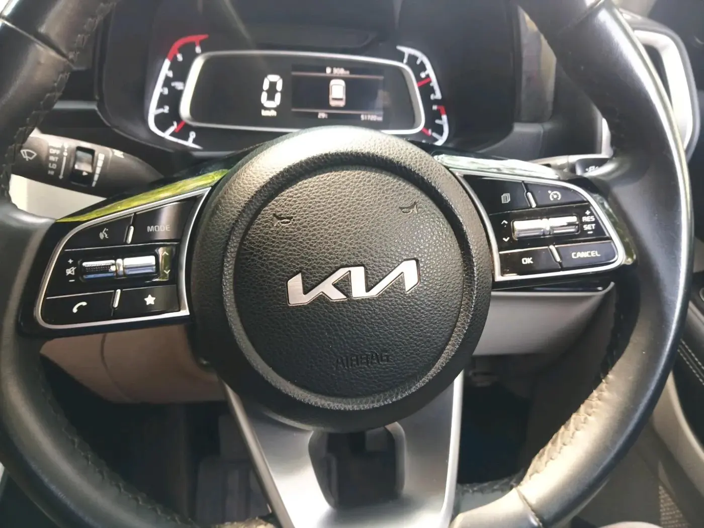 2022 KIA SONET HTX 1.5, Diesel, Manual, 51,720 km, interior