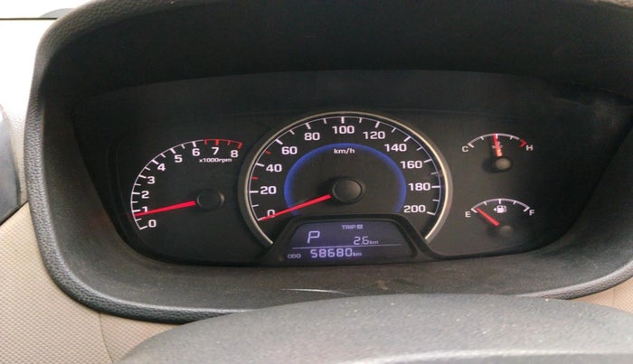 2014 Hyundai Grand i10 ASTA AT 1.2 KAPPA VTVT, Petrol, Automatic, 58,680 km, interior