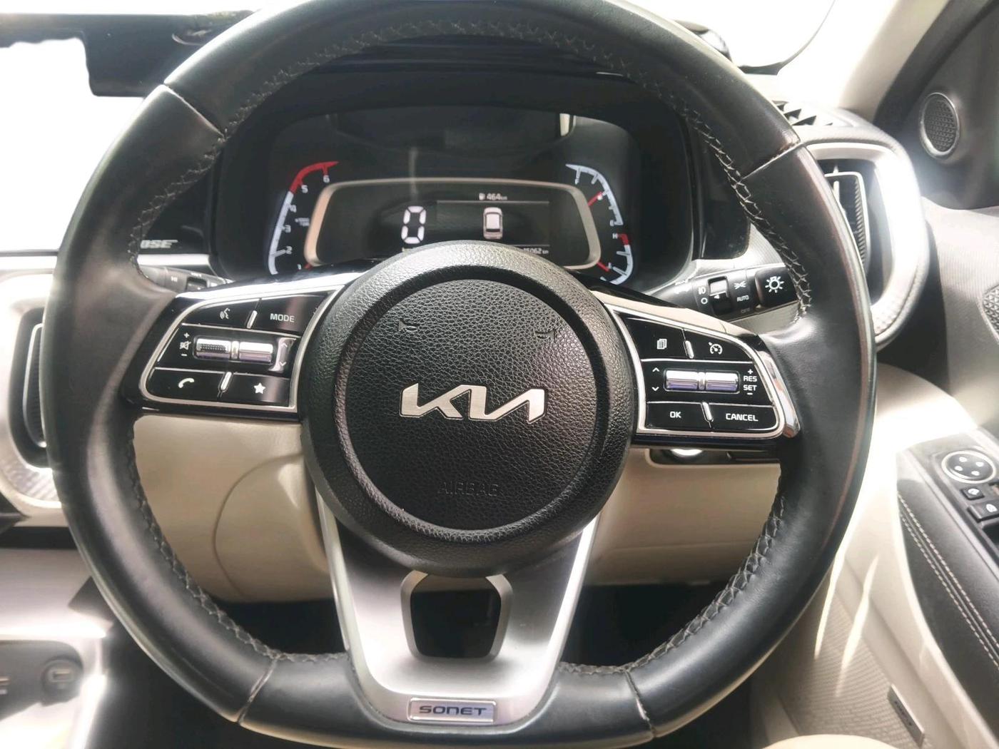 2022 KIA SONET HTX PLUS 1.5, Diesel, Manual, 45,062 km, interior