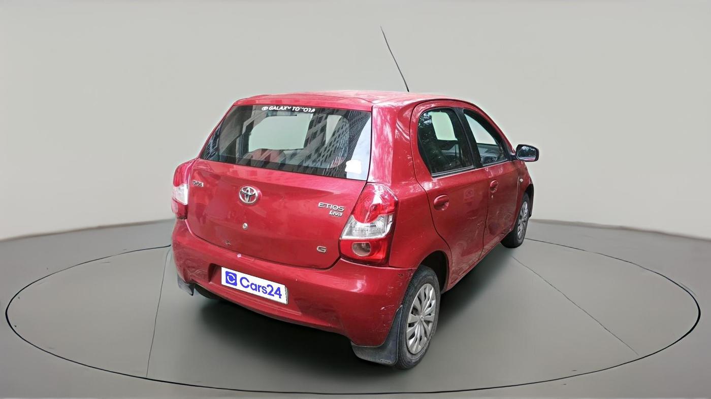 2011 Toyota Etios Liva G, Petrol, Manual, 72,206 km, exterior