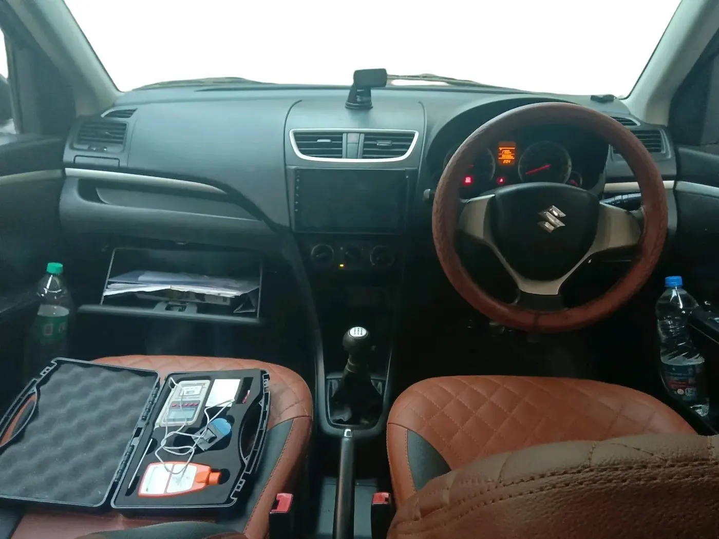 2012 Maruti Swift VXI, Petrol, Manual, 99,390 km, interior
