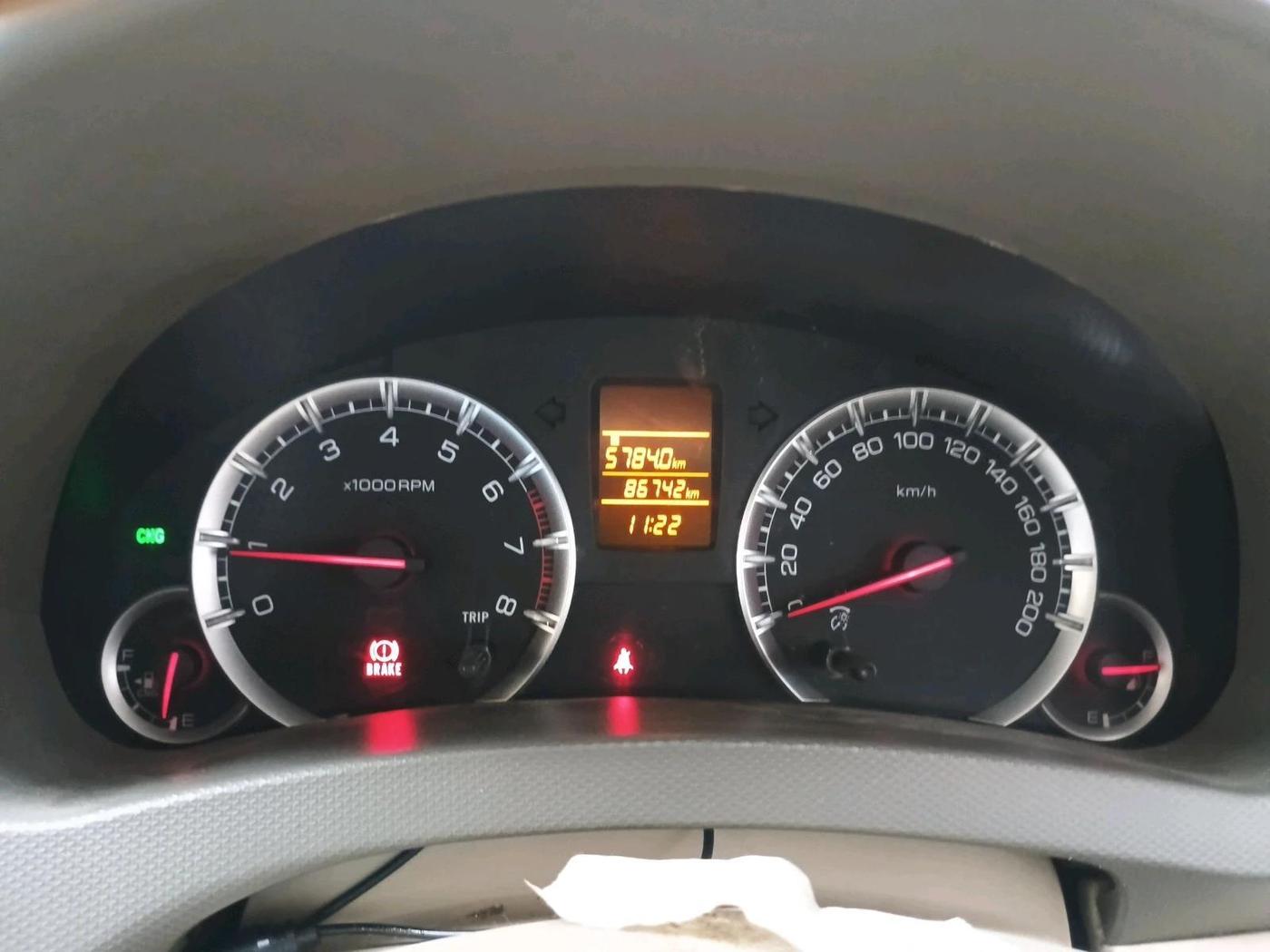 2014 Maruti Ertiga VXI CNG, CNG, Manual, 86,742 km, interior