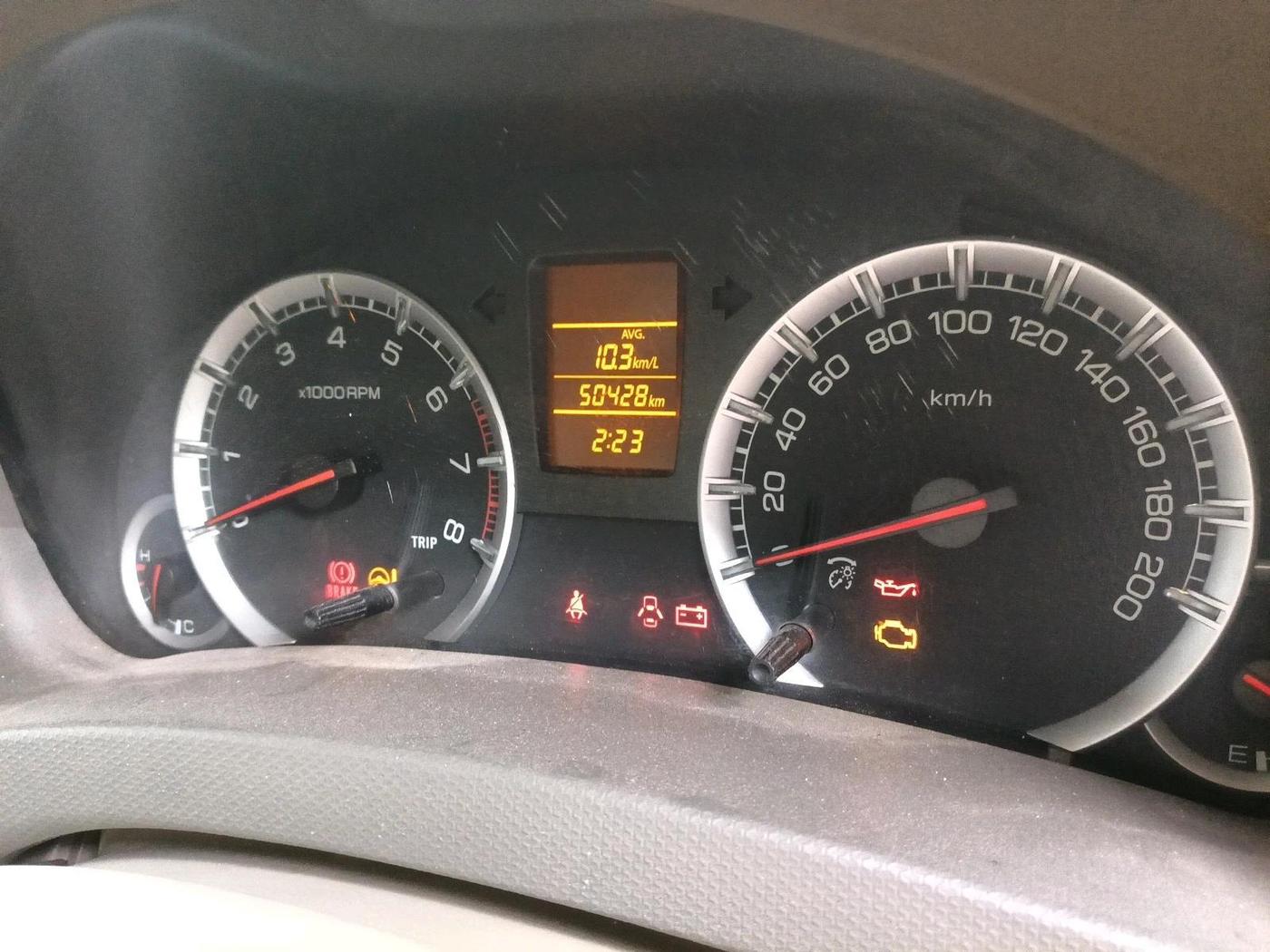 2014 Maruti Ertiga VXI, CNG, Manual, 50,428 km, interior
