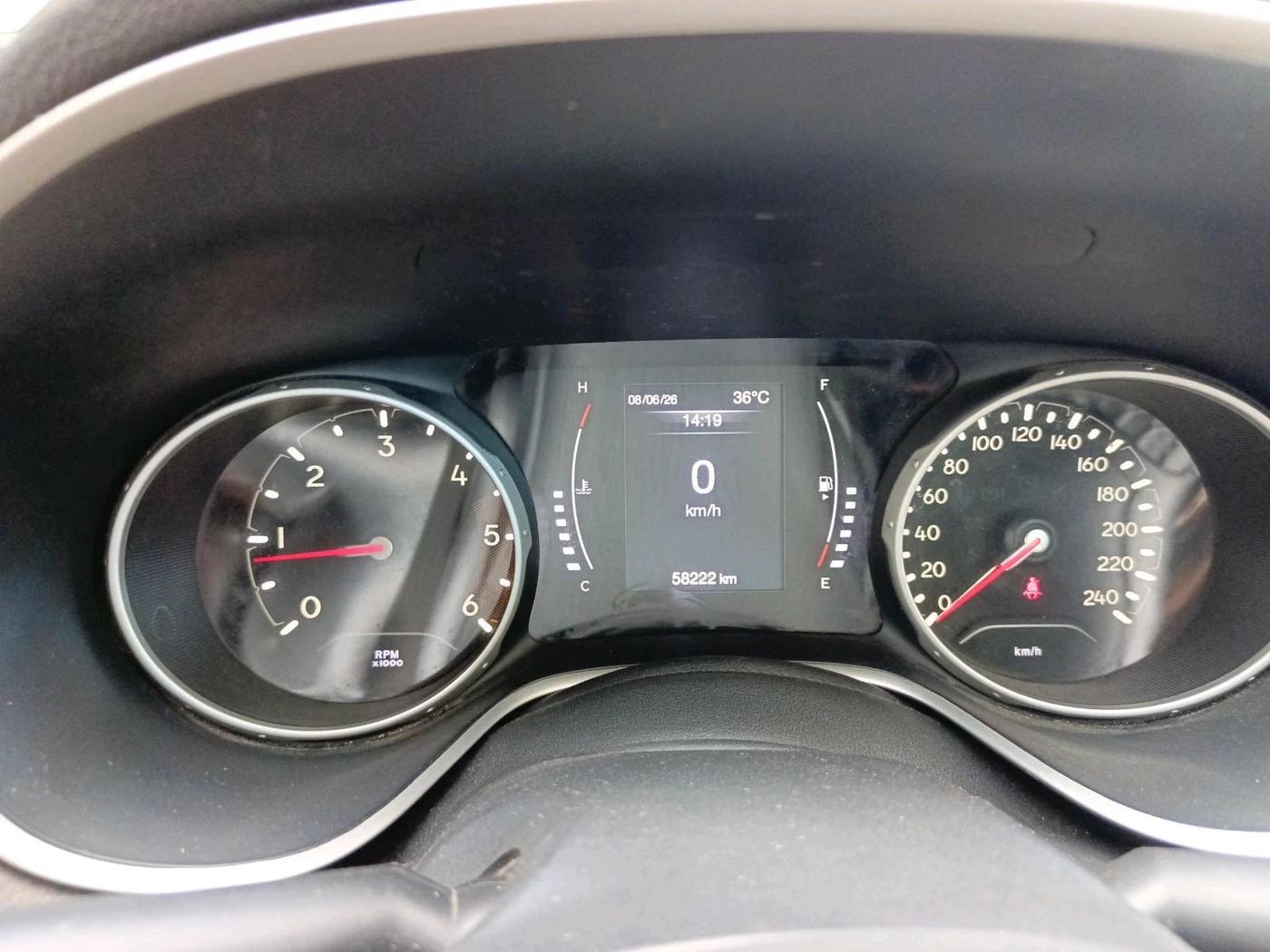 2017 Jeep Compass LONGITUDE (O) 2.0 DIESEL, Diesel, Manual, 58,222 km, interior