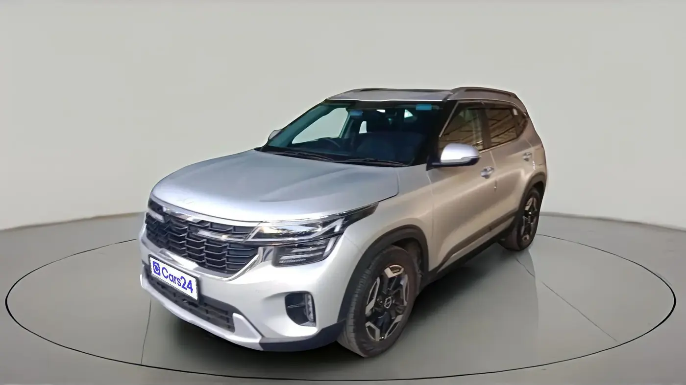 2025 KIA SELTOS HTX (O) 1.5 Petrol iVT, Petrol, Automatic, 4,262 km, exterior