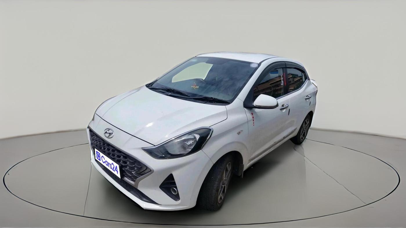 2021 Hyundai AURA S 1.2 CNG, CNG, Manual, 71,335 km, exterior