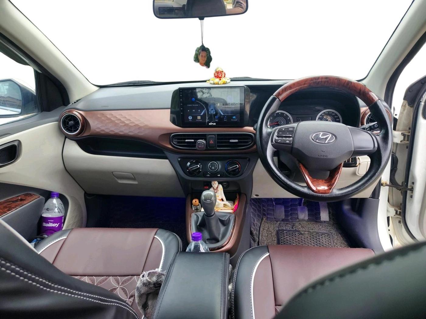 2021 Hyundai AURA S 1.2 CNG, CNG, Manual, 71,335 km, interior