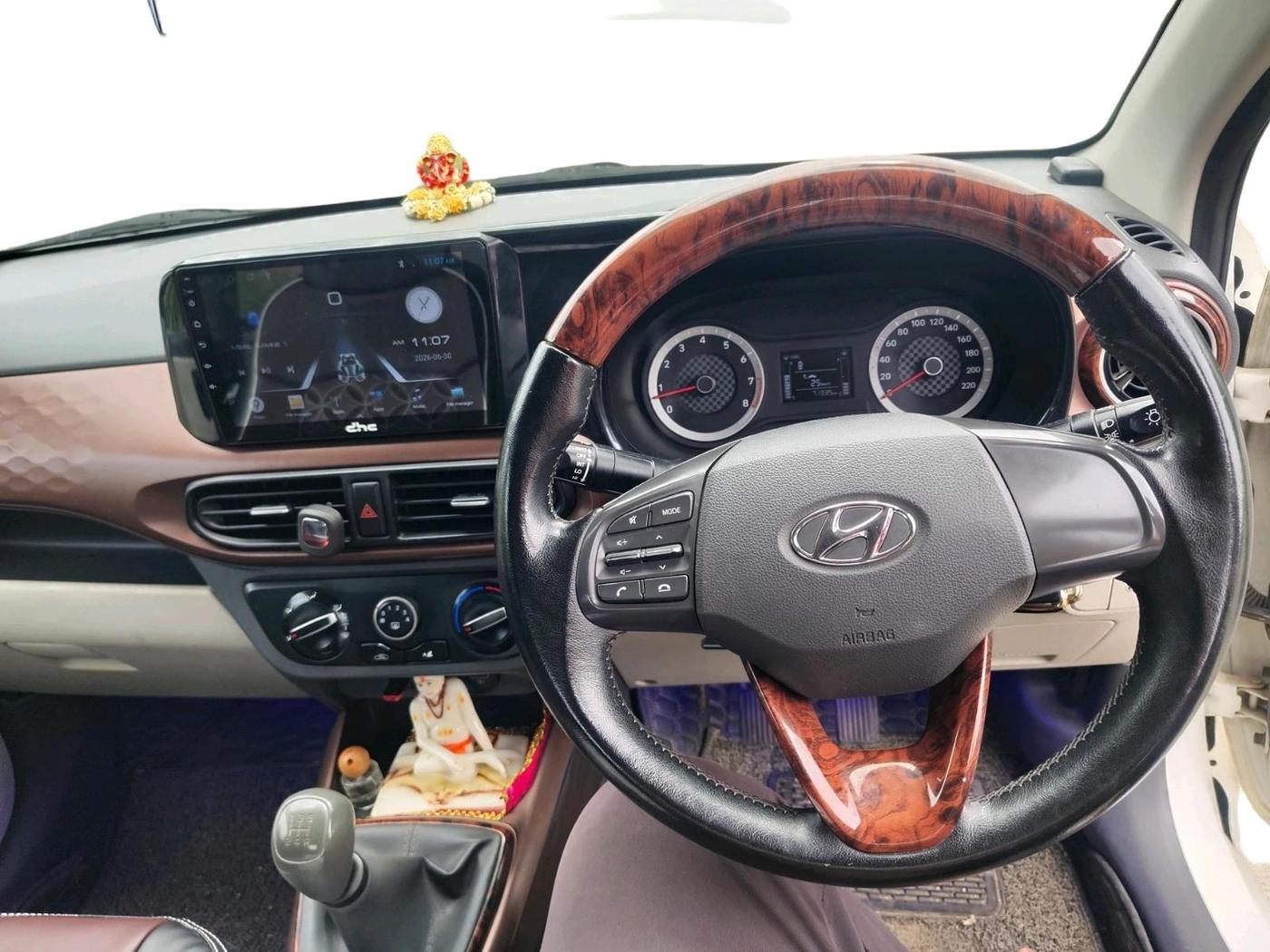 2021 Hyundai AURA S 1.2 CNG, CNG, Manual, 71,335 km, interior