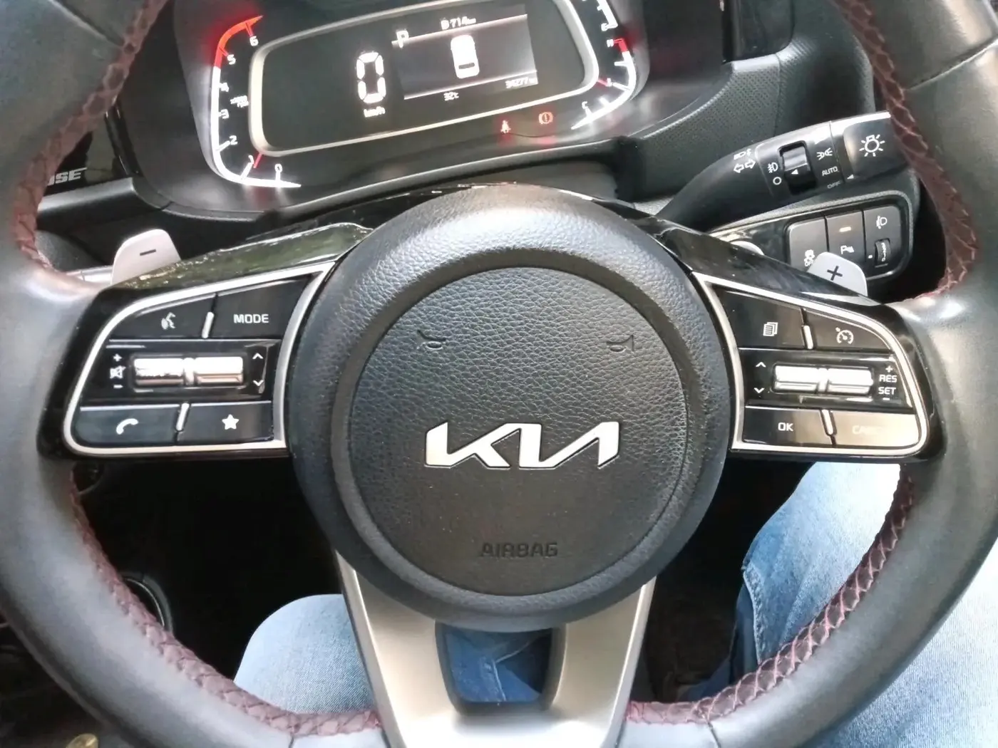 2022 KIA SONET GTX PLUS 1.5 AT, Diesel, Automatic, 34,277 km, interior