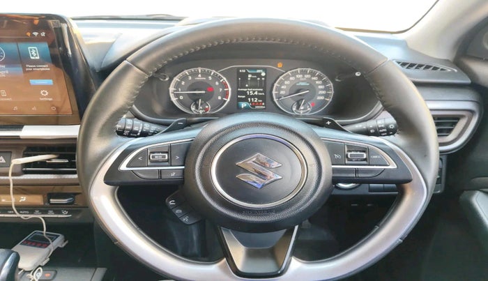 2024 Maruti BREZZA ZXI + AT SMART HYBRID, Petrol, Automatic, 34,033 km, interior